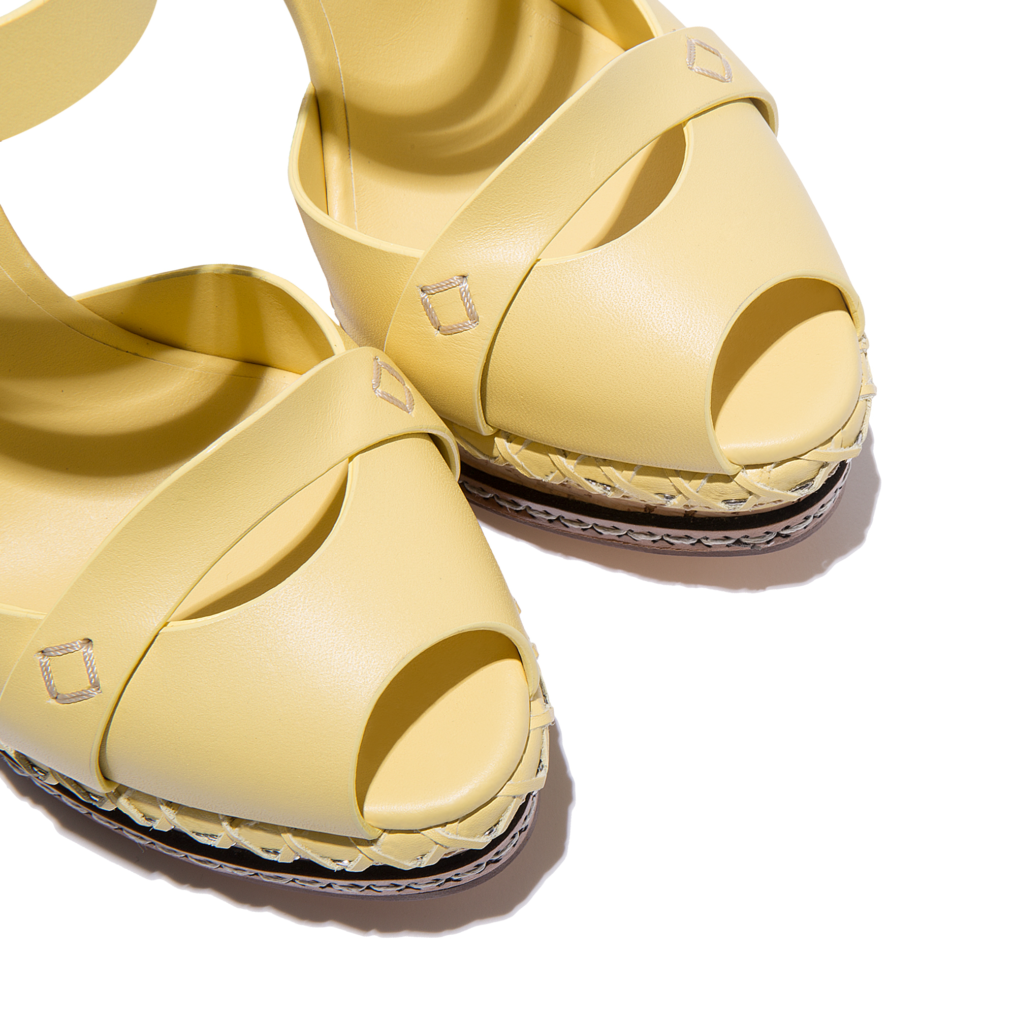 Casadei Platforms in Yellow | Lyst