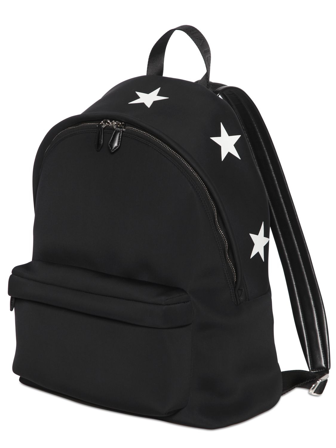 black backpack with stars