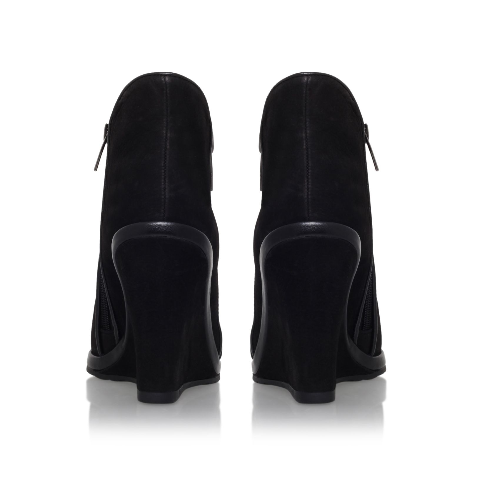 vince camuto black high heel boots