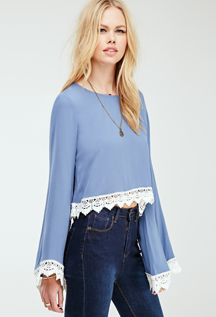 bell sleeve tops forever 21