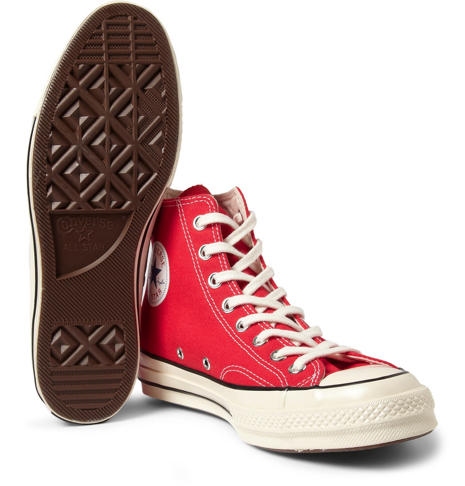 red converse high tops cheap