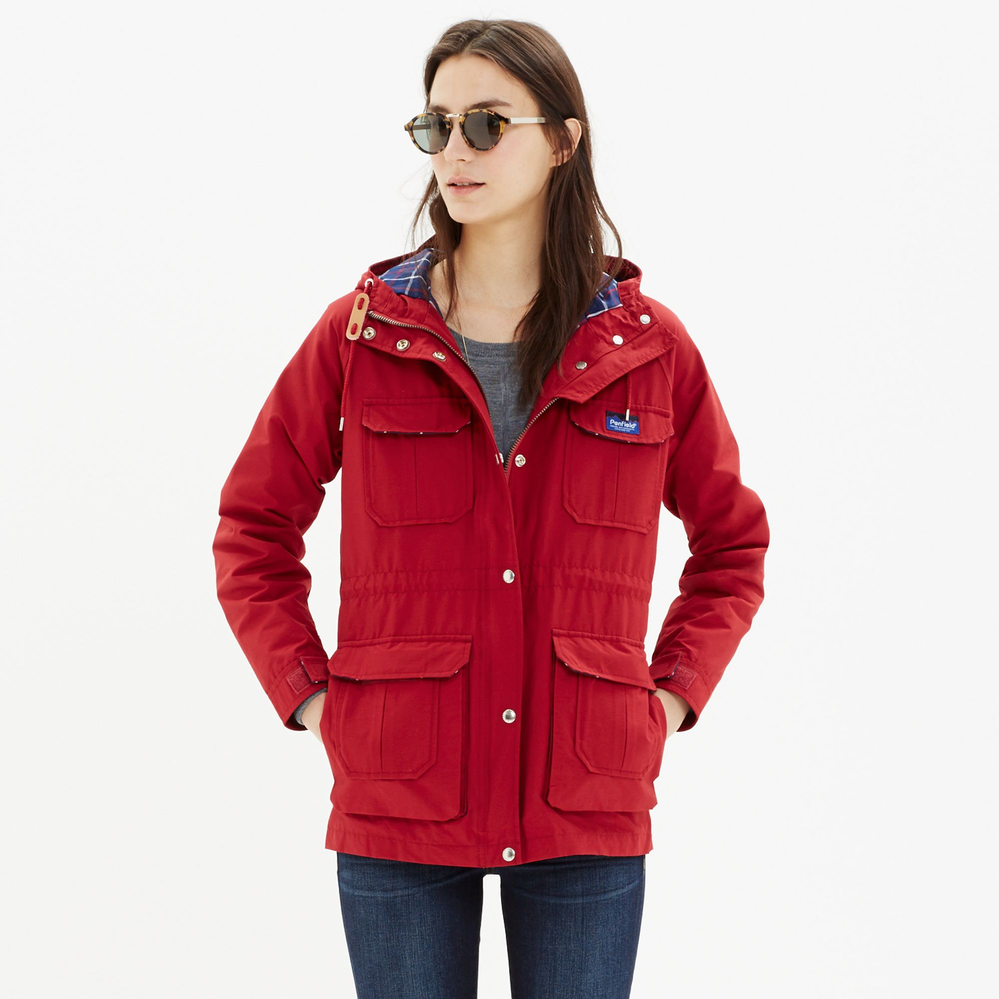 Madewell Penfield® Kasson Parka Jacket in Deep Red (Red) - Lyst