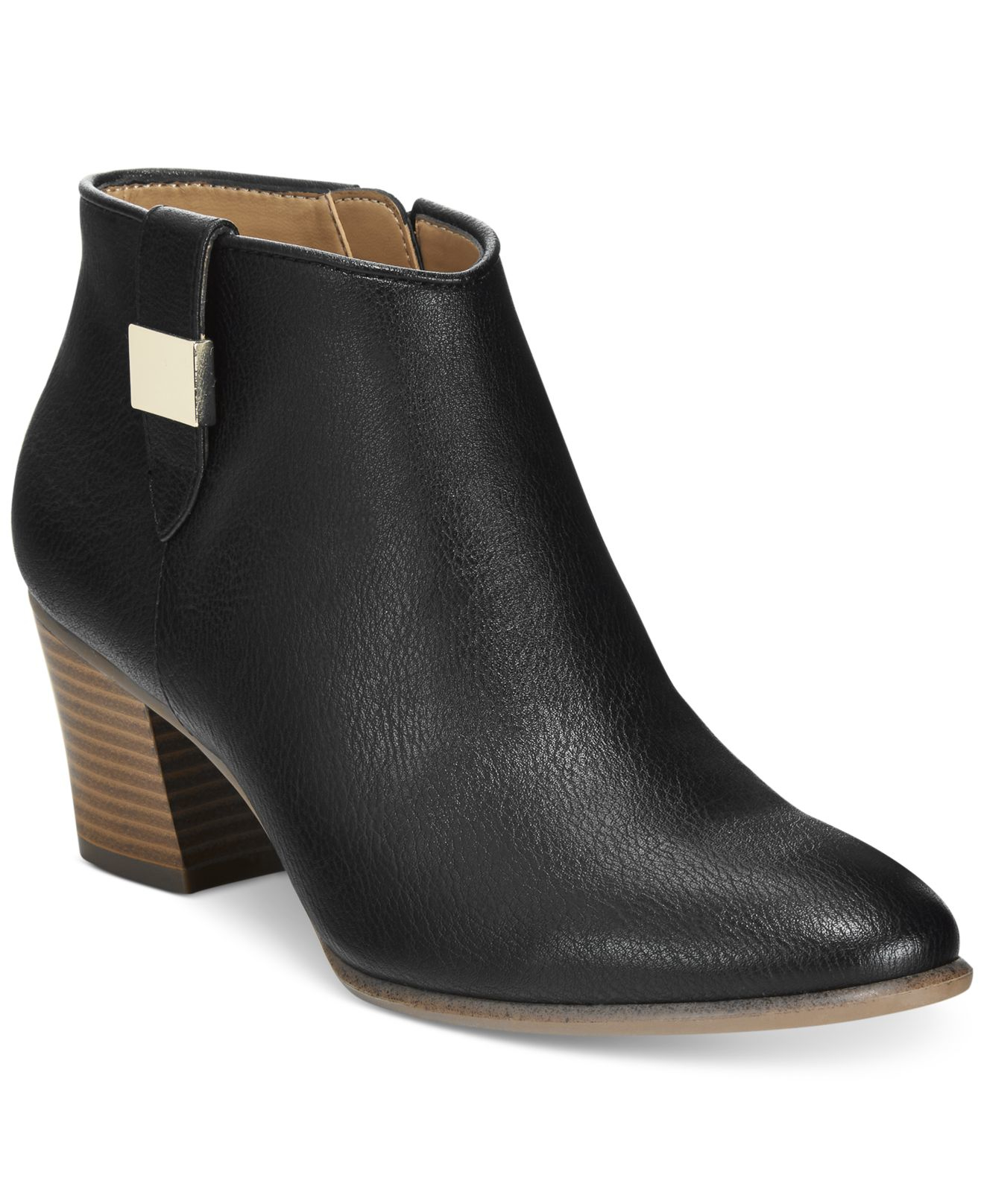 macys womans boots alfani s leoh ankle booties only at macy s in black macys womans boots alfani s leoh ankle booties only at macy s in black