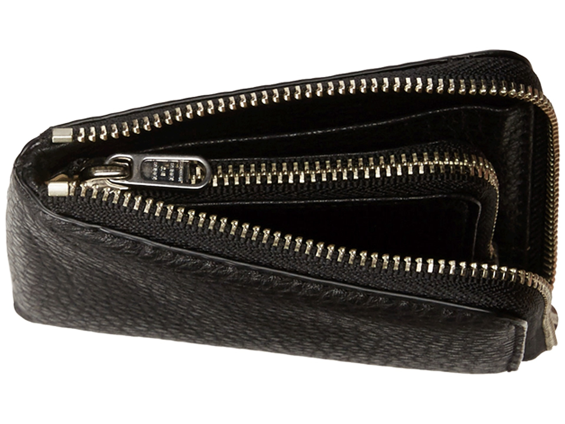 Lyst Marc By Marc Jacobs Classic Leather Half Zip Card Holder in