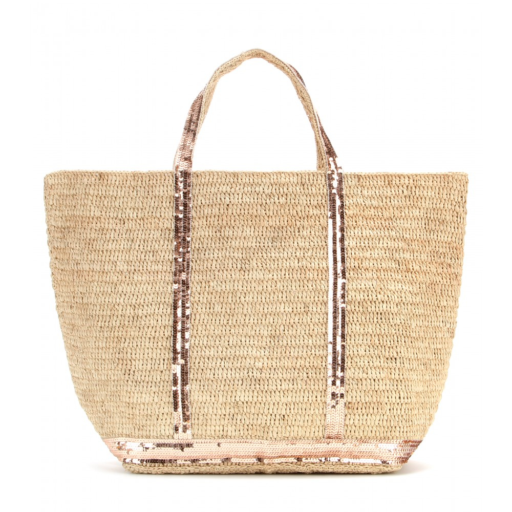 vanessa bruno moon bag raffia