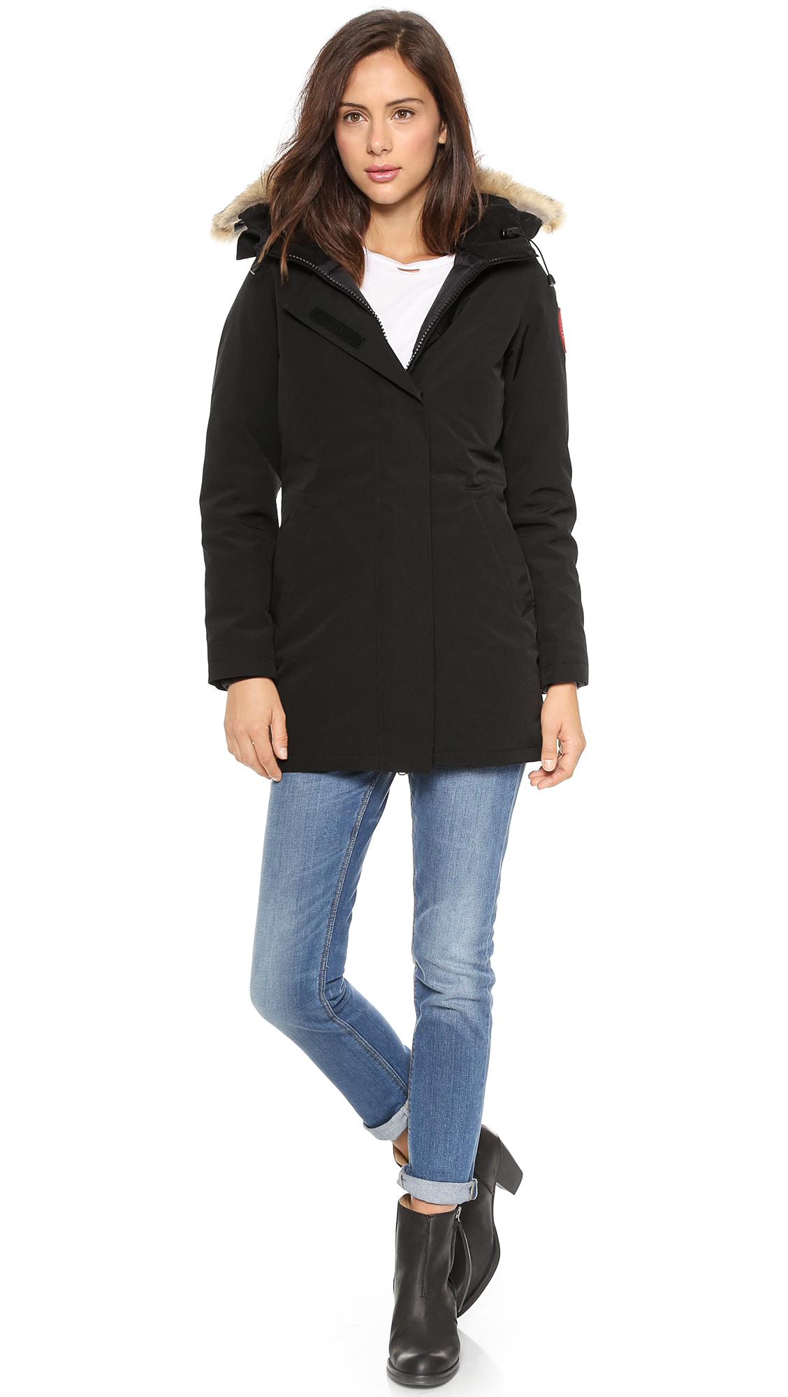 victoria parka black