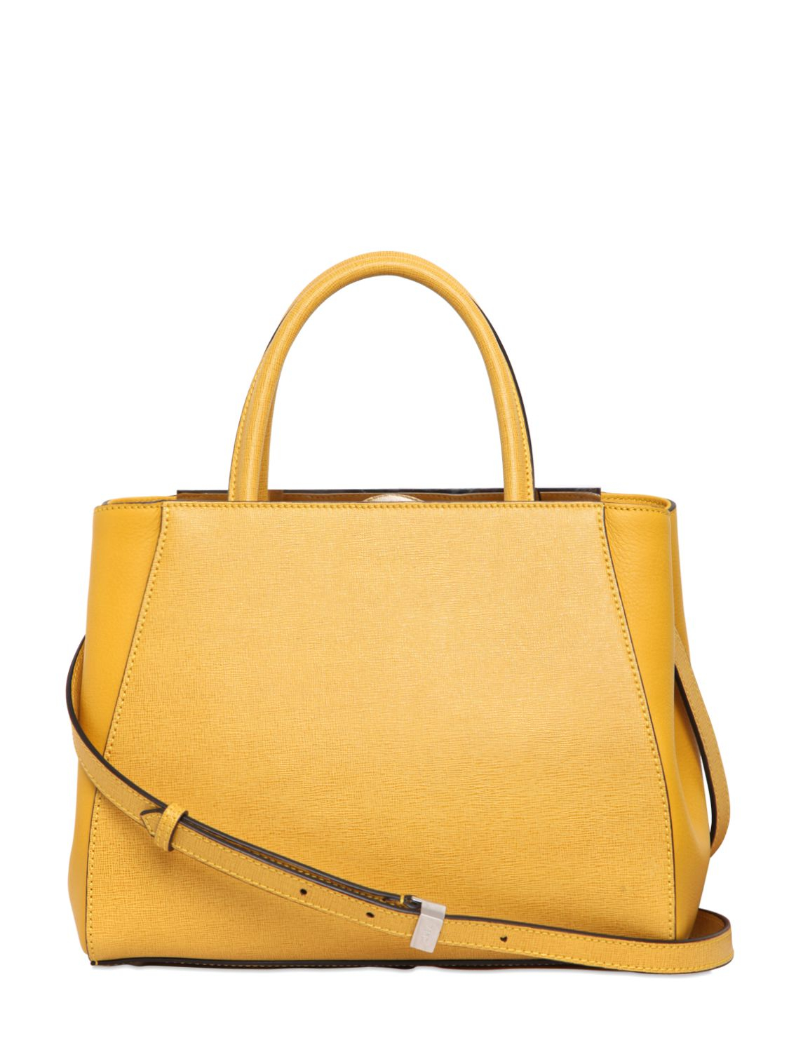 structured leather bag