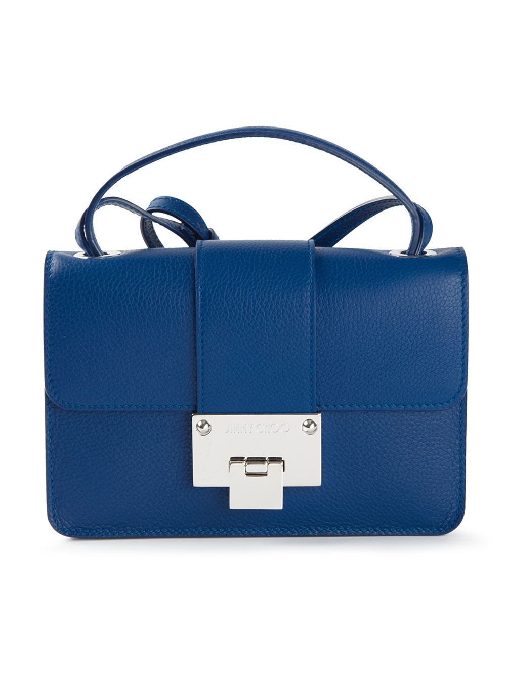 Jimmy Choo Rebel Cross Body Bag In Blue Lyst