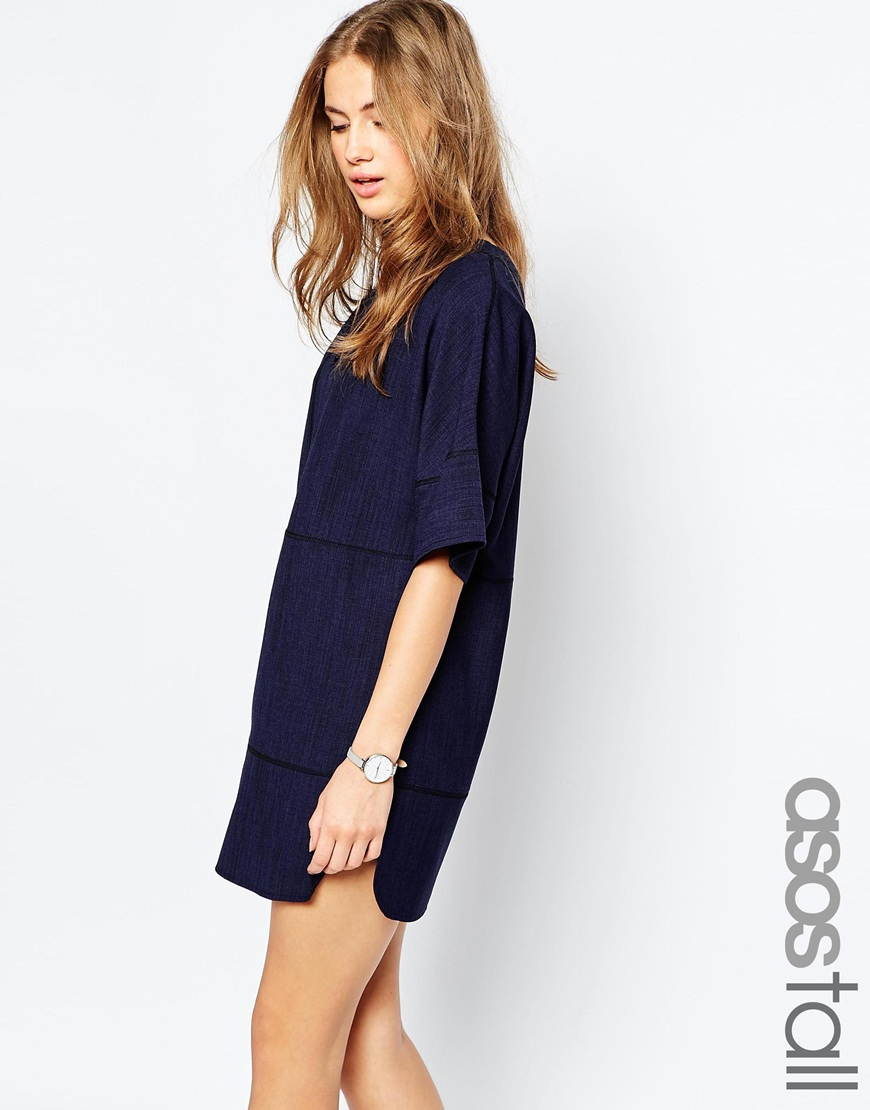 navy tunic dress