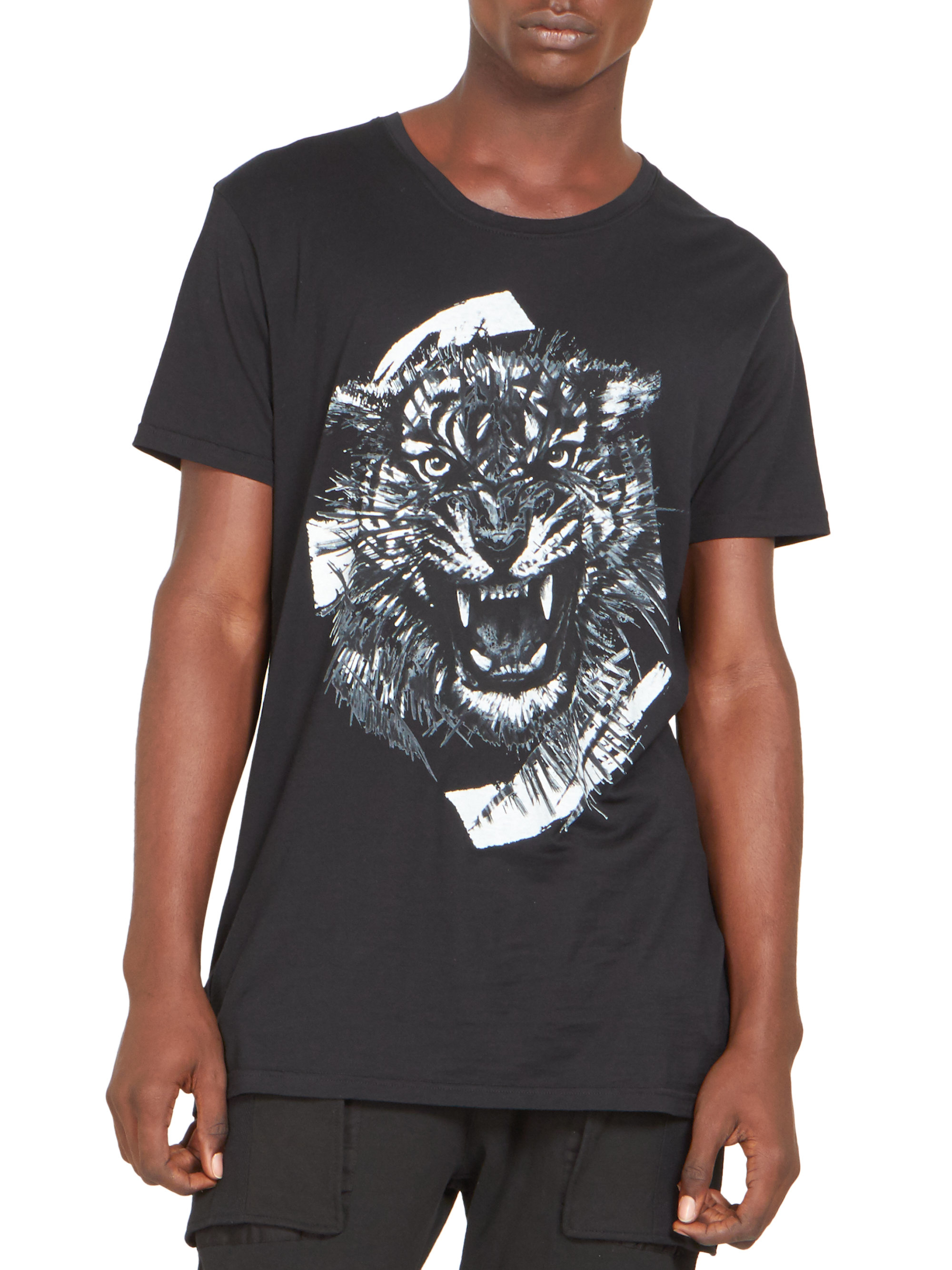 balmain tiger shirt