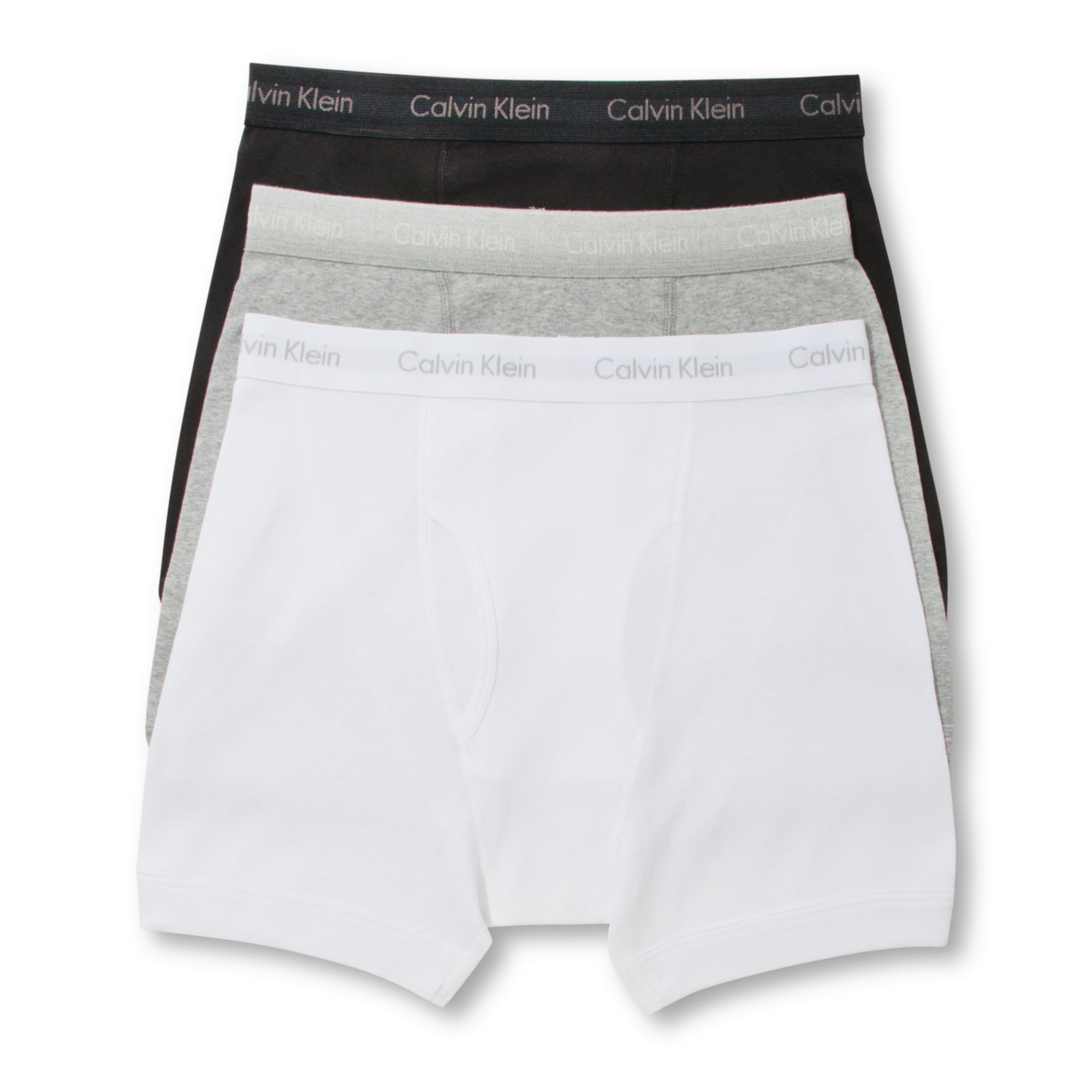 Calvin Klein Classic Boxer Brief 3 Pack in White for Men (white/black ...