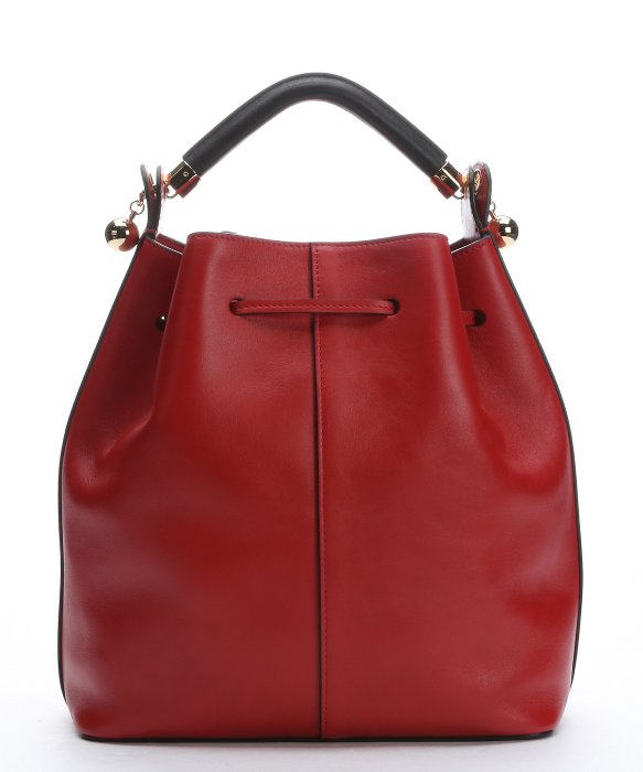 Chlo Red Calfskin \u0026#39;gala\u0026#39; Bucket Bag in Red | Lyst  
