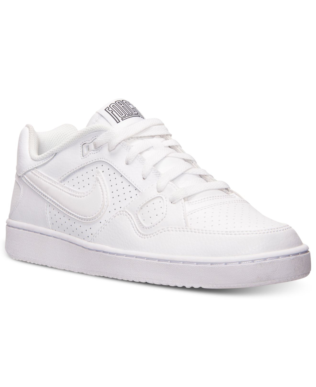 nike son of force low white