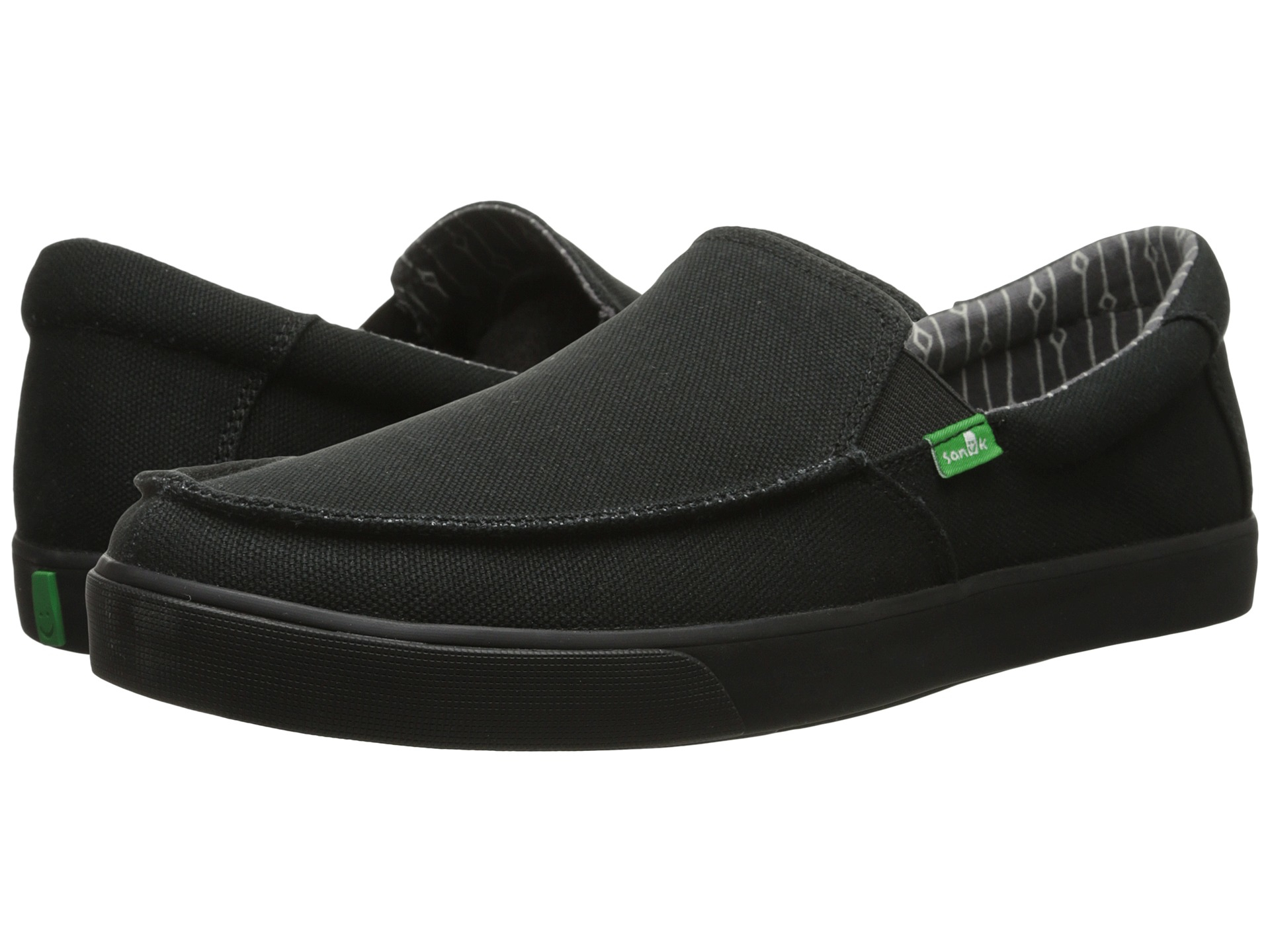 sanuk sideline black