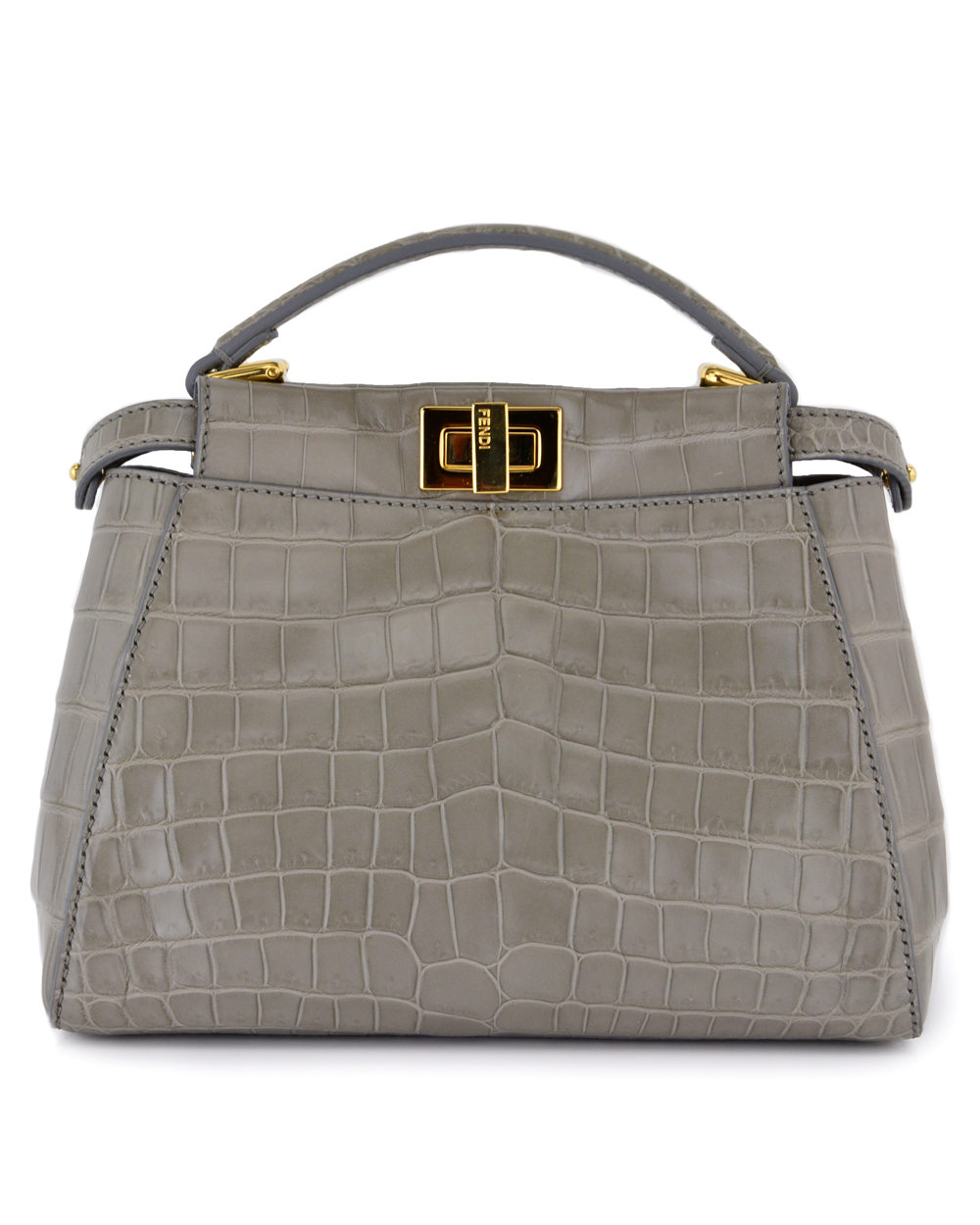fendi peekaboo mini crocodile