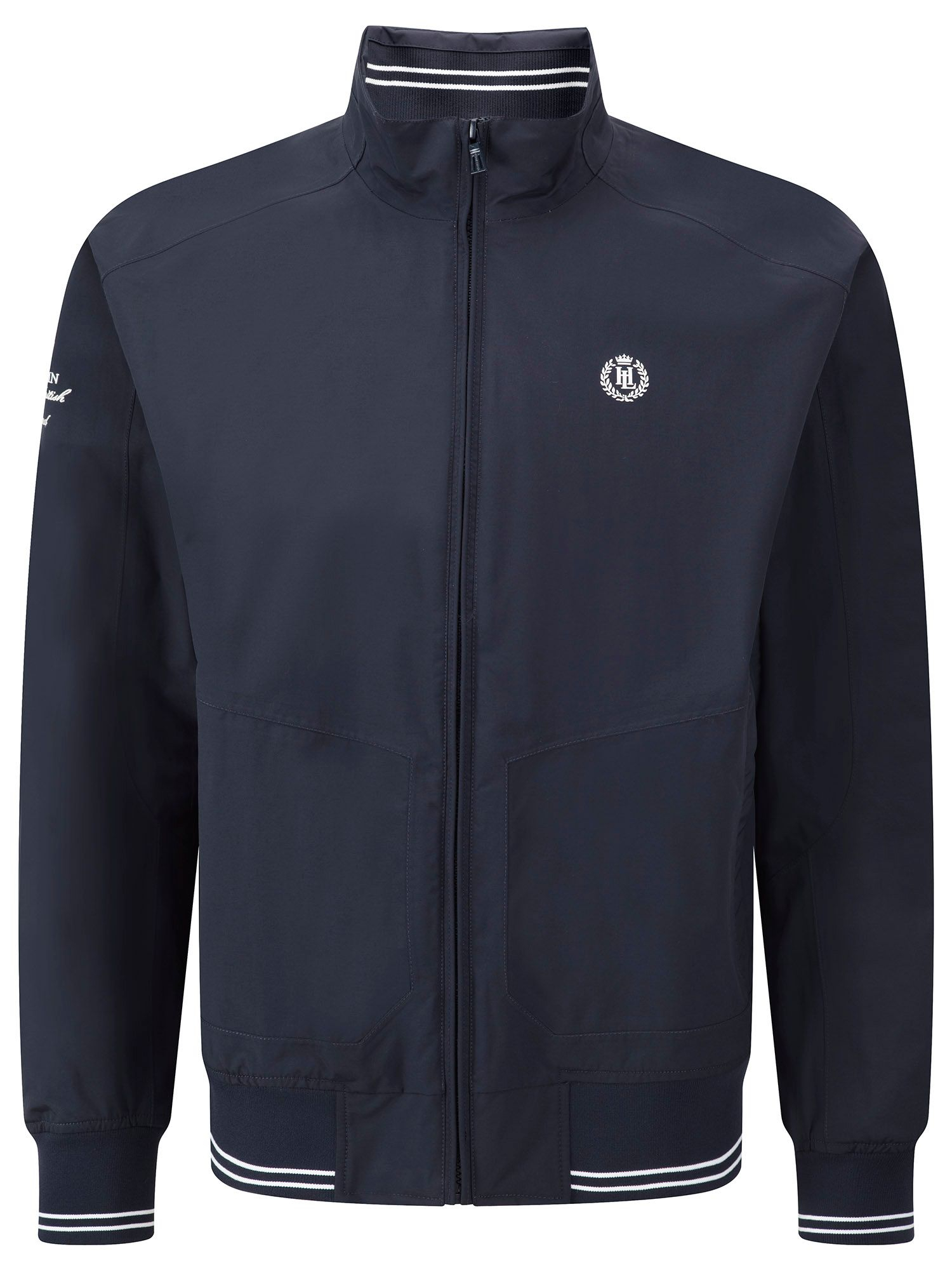 Henri lloyd Warford Waterproof Full Zip Bomber Jacket in Blue for Men ...