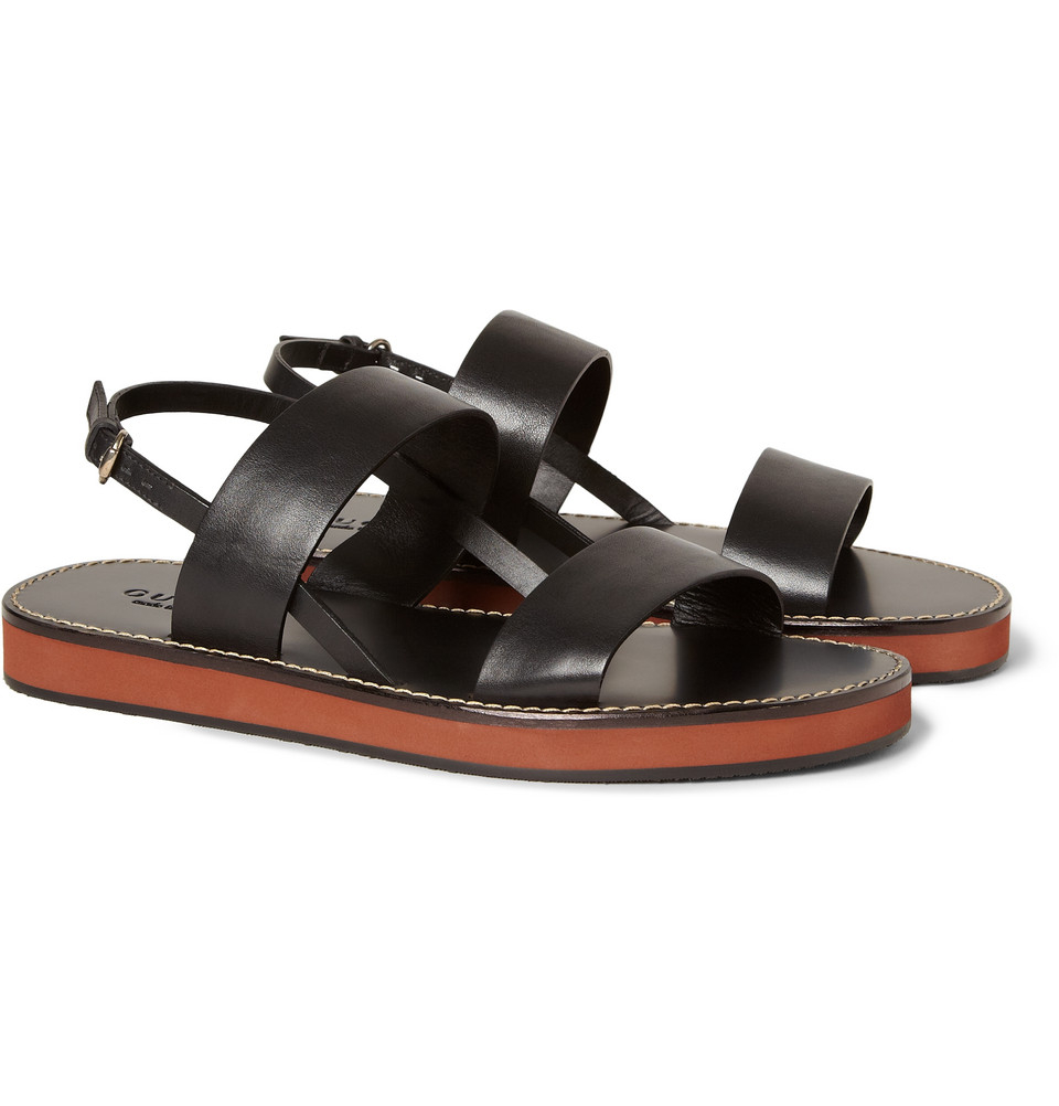 mens gucci leather sandals