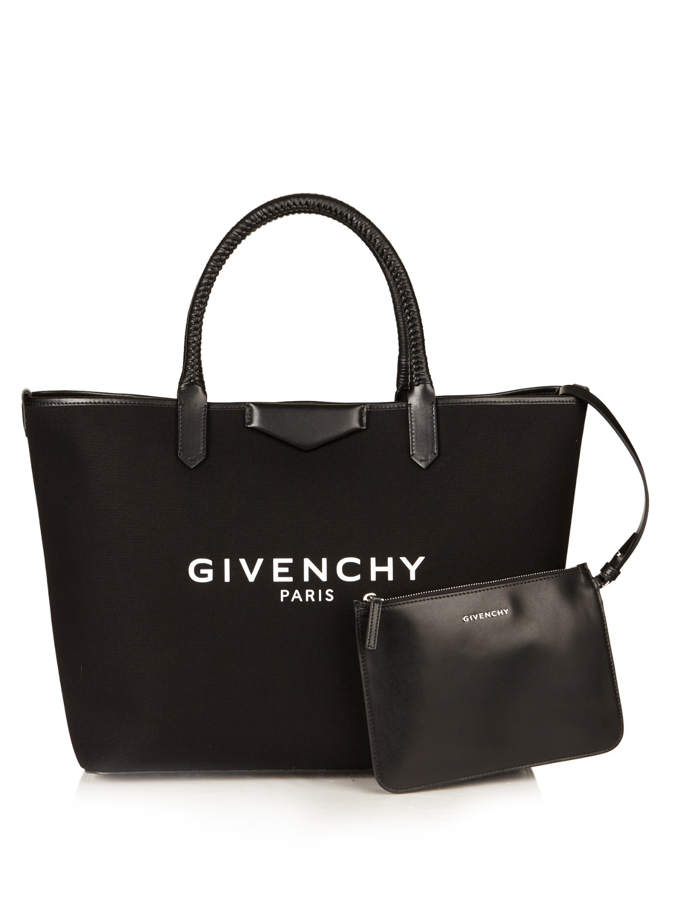 Givenchy Antigona Large Canvas Tote in Black