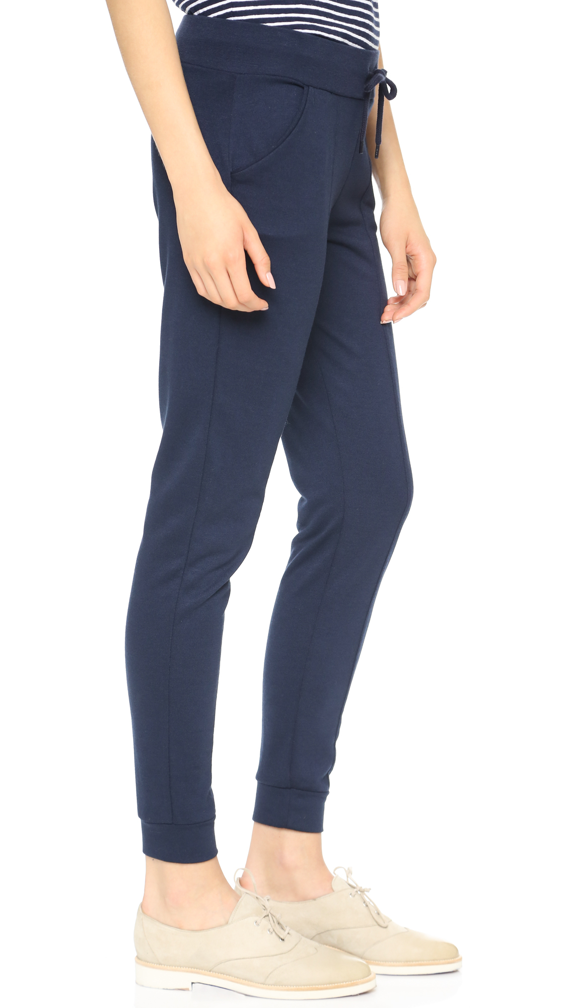 dark blue jogging pants