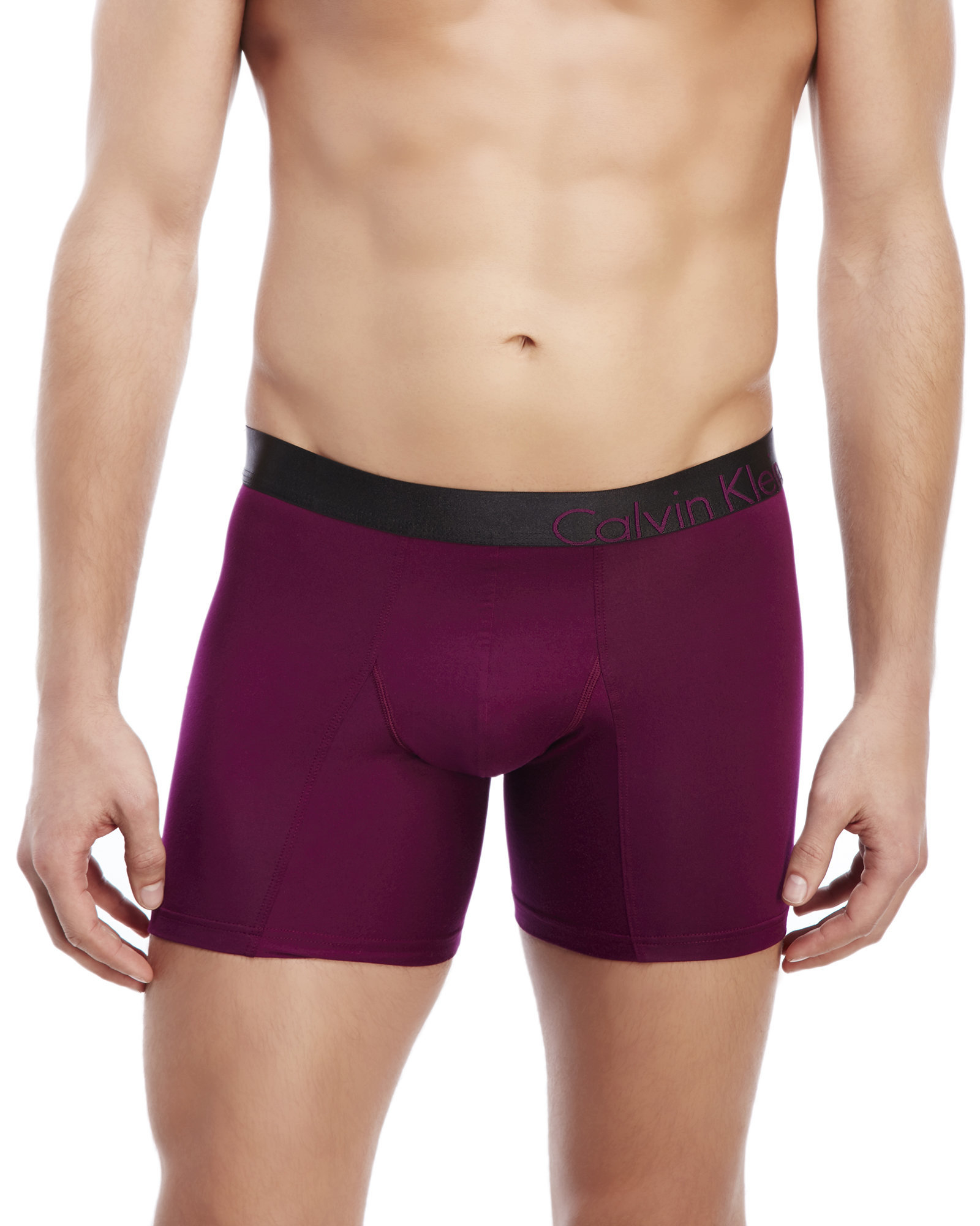 Calvin Klein Bold Microfiber Boxer Briefs in Purple for Men - Lyst