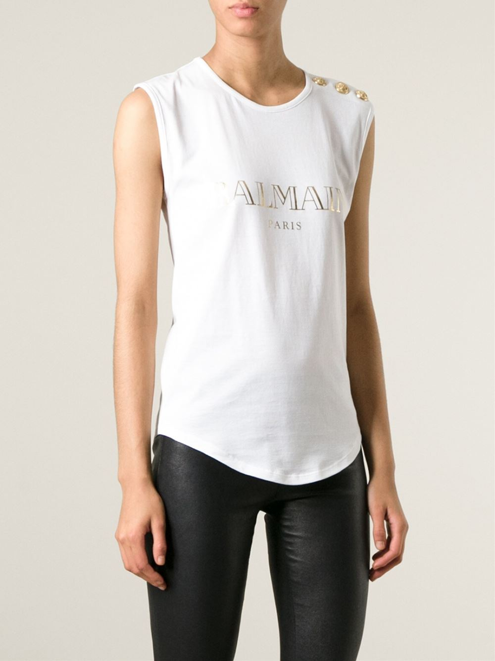 Balmain Sleeveless Top Online Store, UP TO 57% OFF | www 