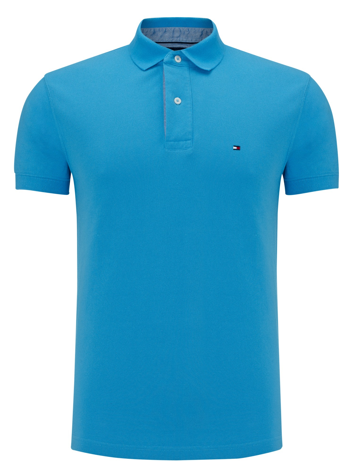 Tommy Hilfiger 2 Button Polo Shirt in Blue for Men | Lyst