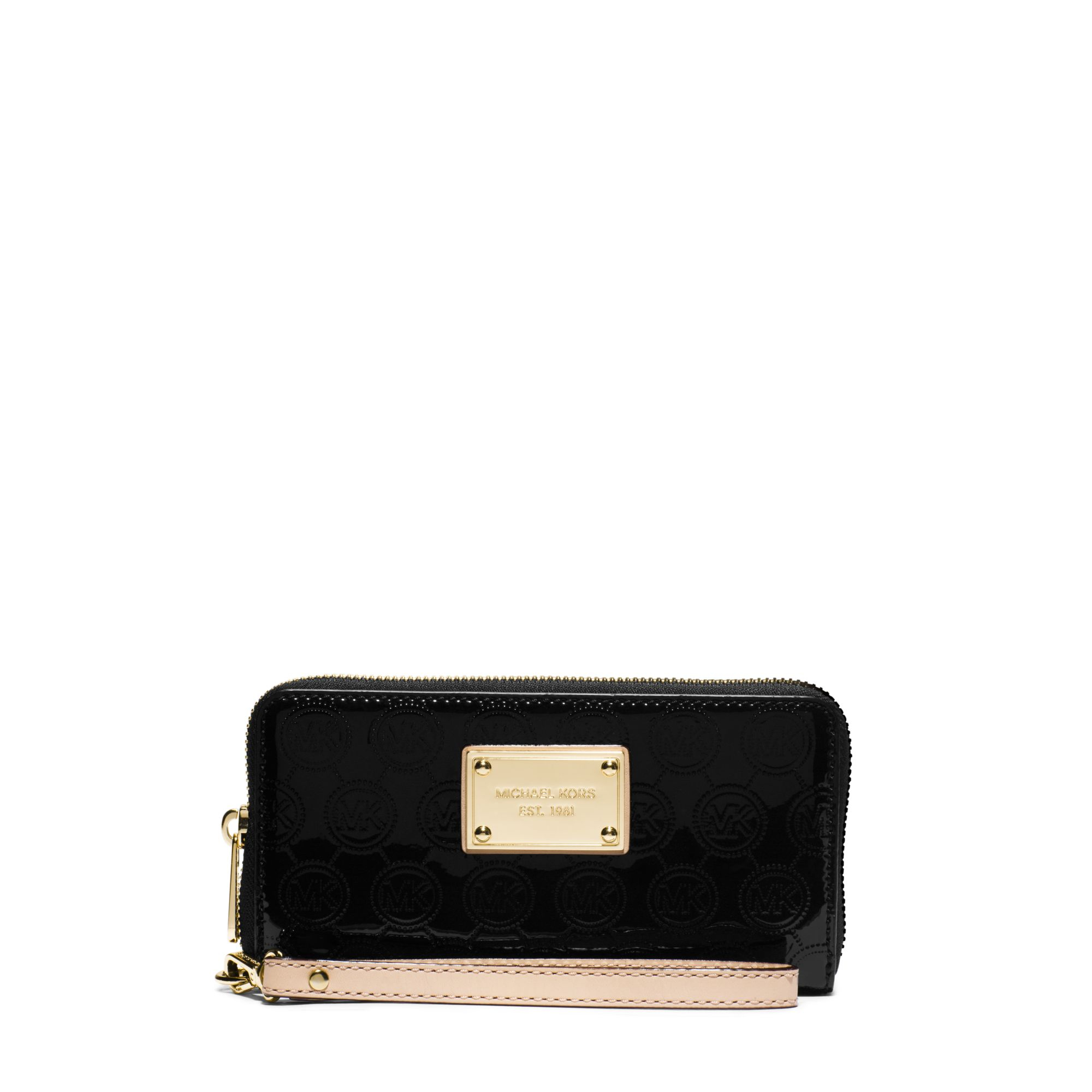 michael kors patent leather wallet
