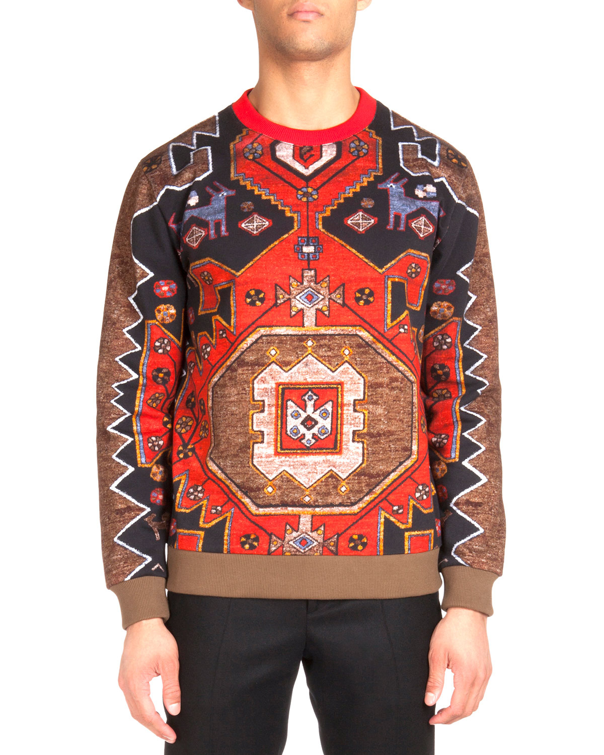 Givenchy Persian Rug Printed Sweatshirt in Red for Men Lyst
