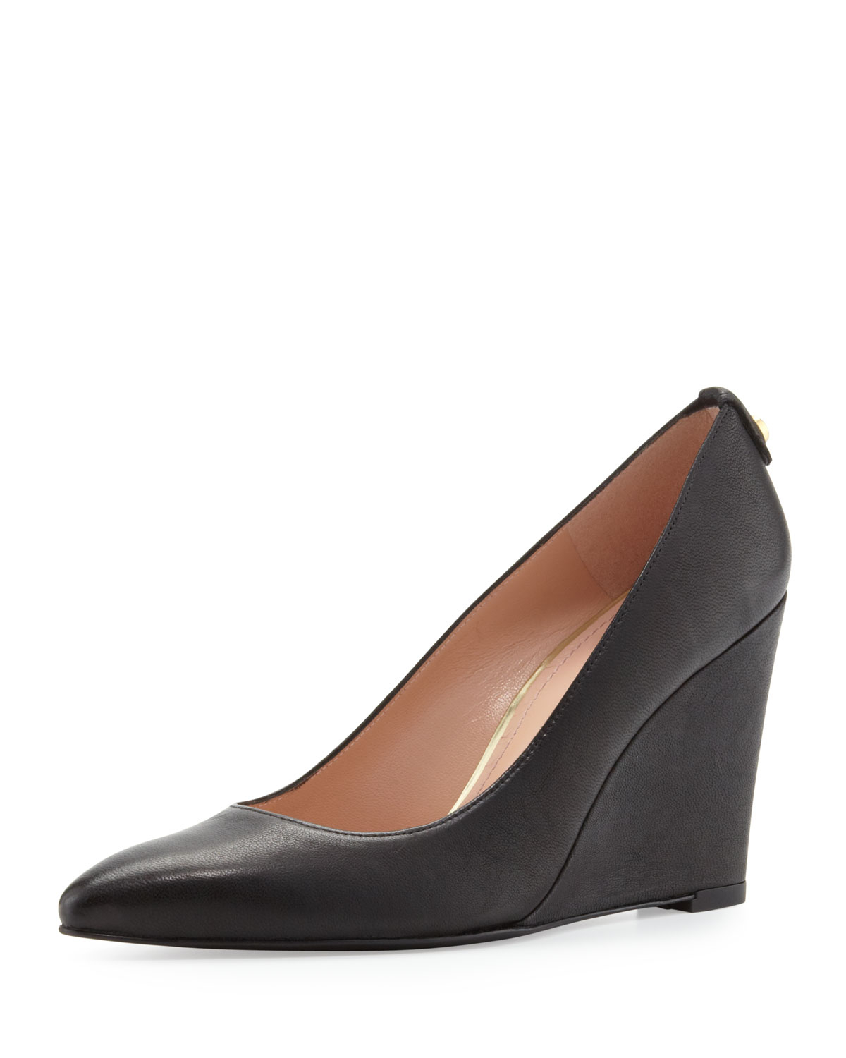 stuart weitzman cap toe pumps