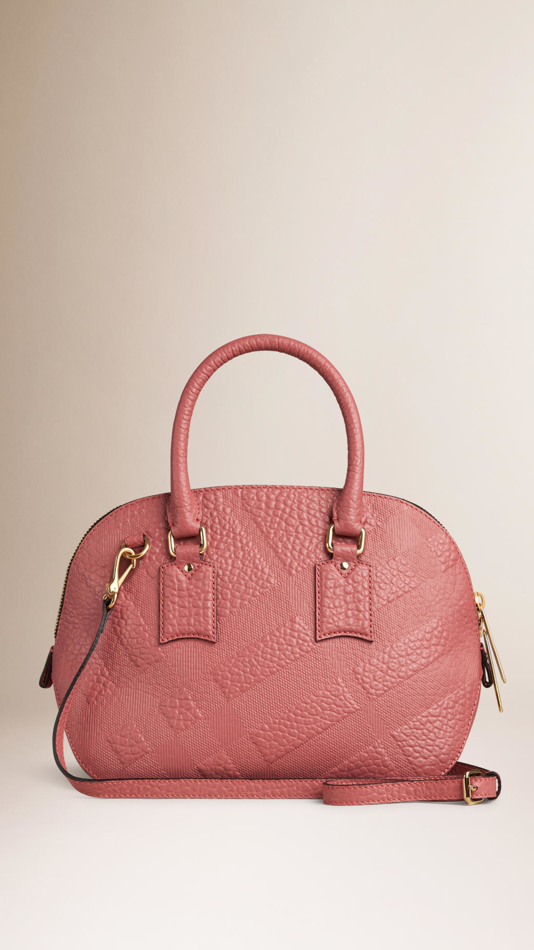 Burberry Embossed Check 'orchard' Bag | Lyst