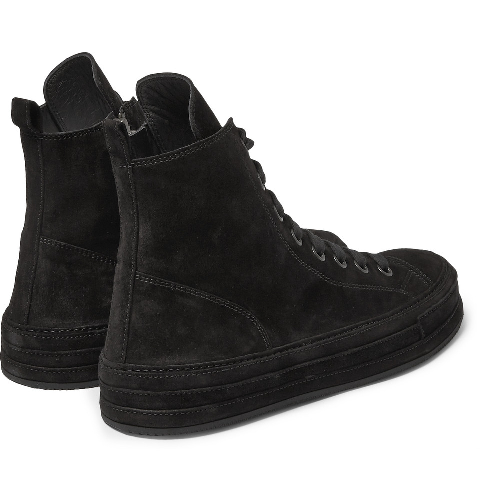 ann demeulemeester high top sneakers
