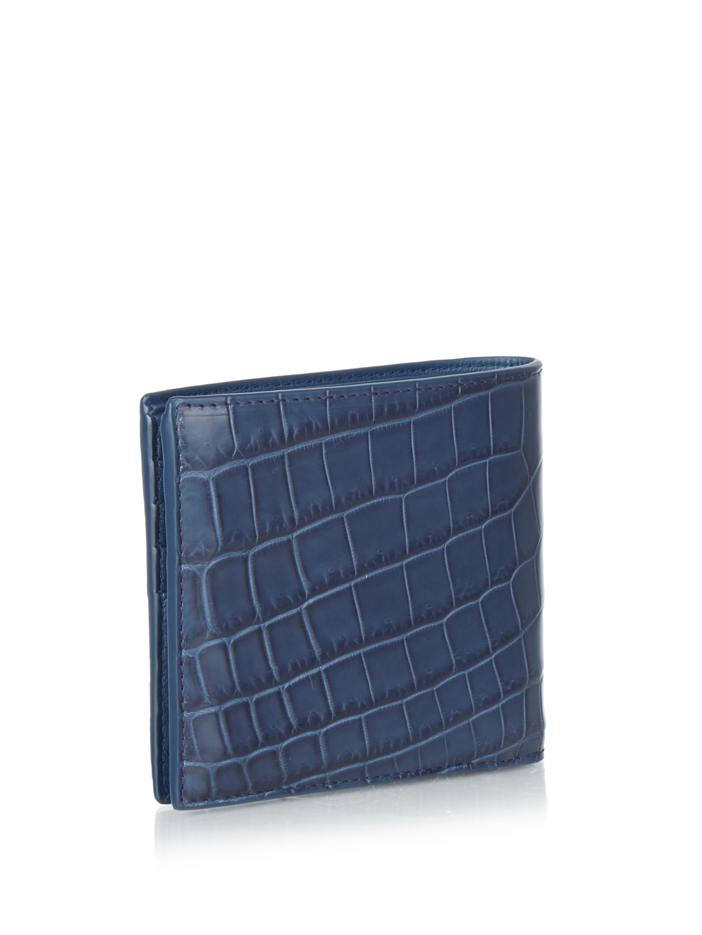 BESPOKE GENUINE BLUE CROCODILE BIFOLD MAN WALLET HDWA17 - HDSTRAPS