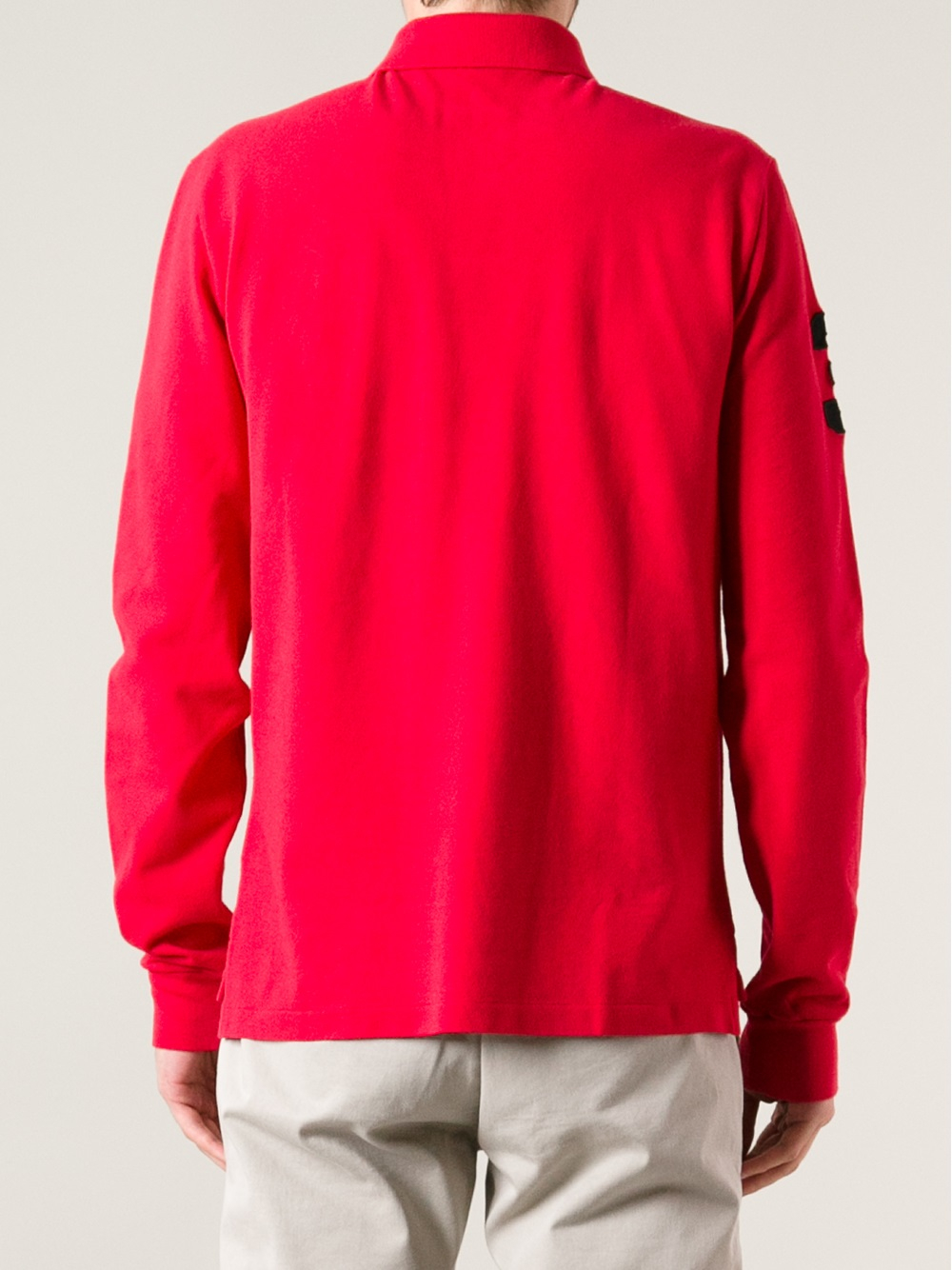 red polo button up long sleeve red polo button up long sleeve