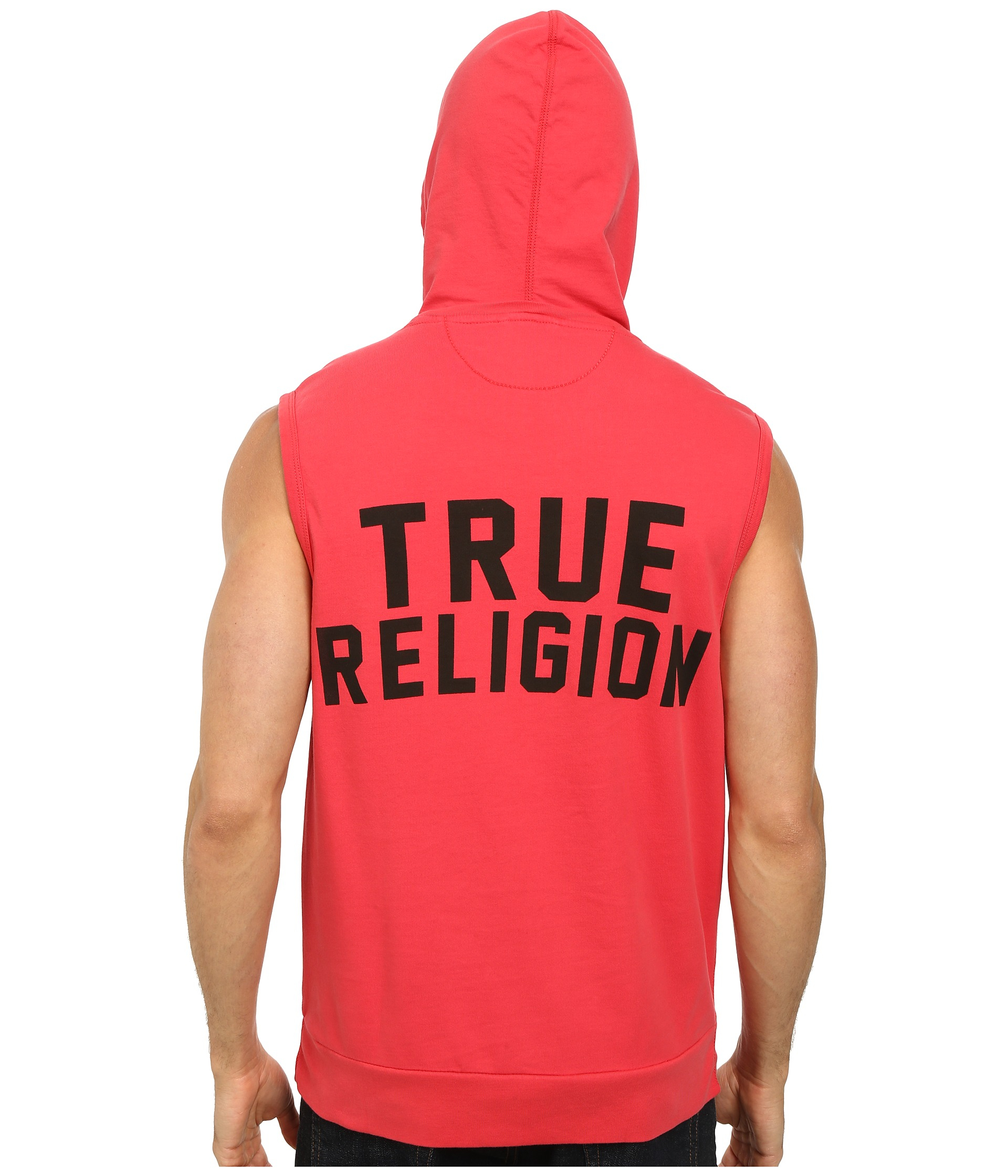true religion sleeveless hoodie