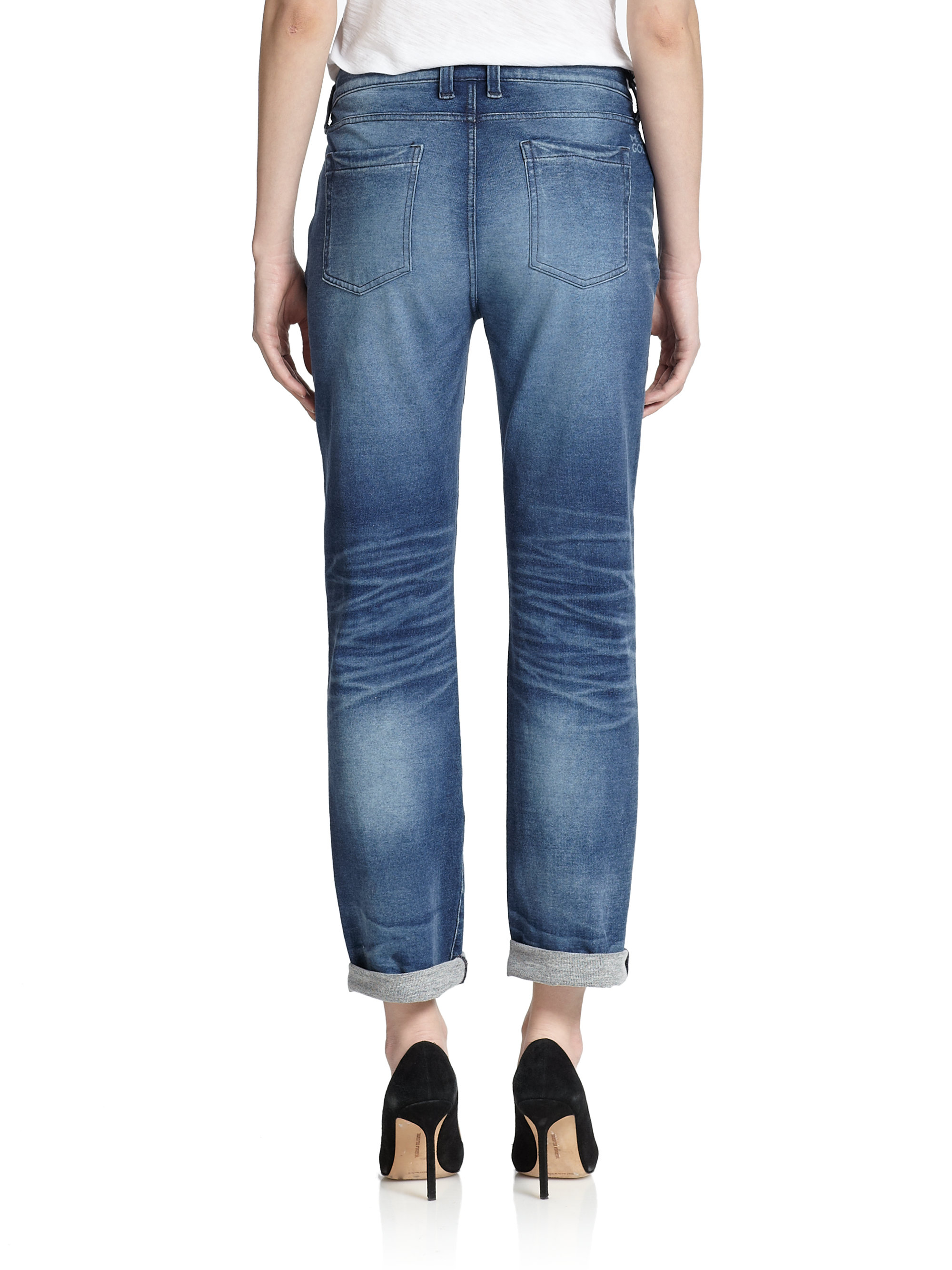 Madegold Patsy Slouchy Boyfriend Jeans in Blue Lyst