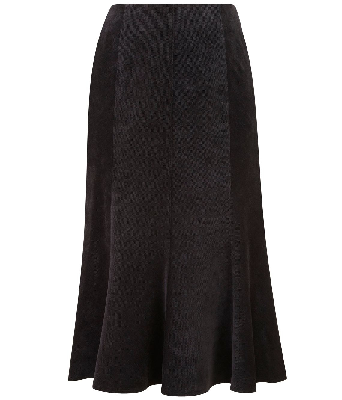 Cc Black Chevron Fit Flare Skirt in Black | Lyst