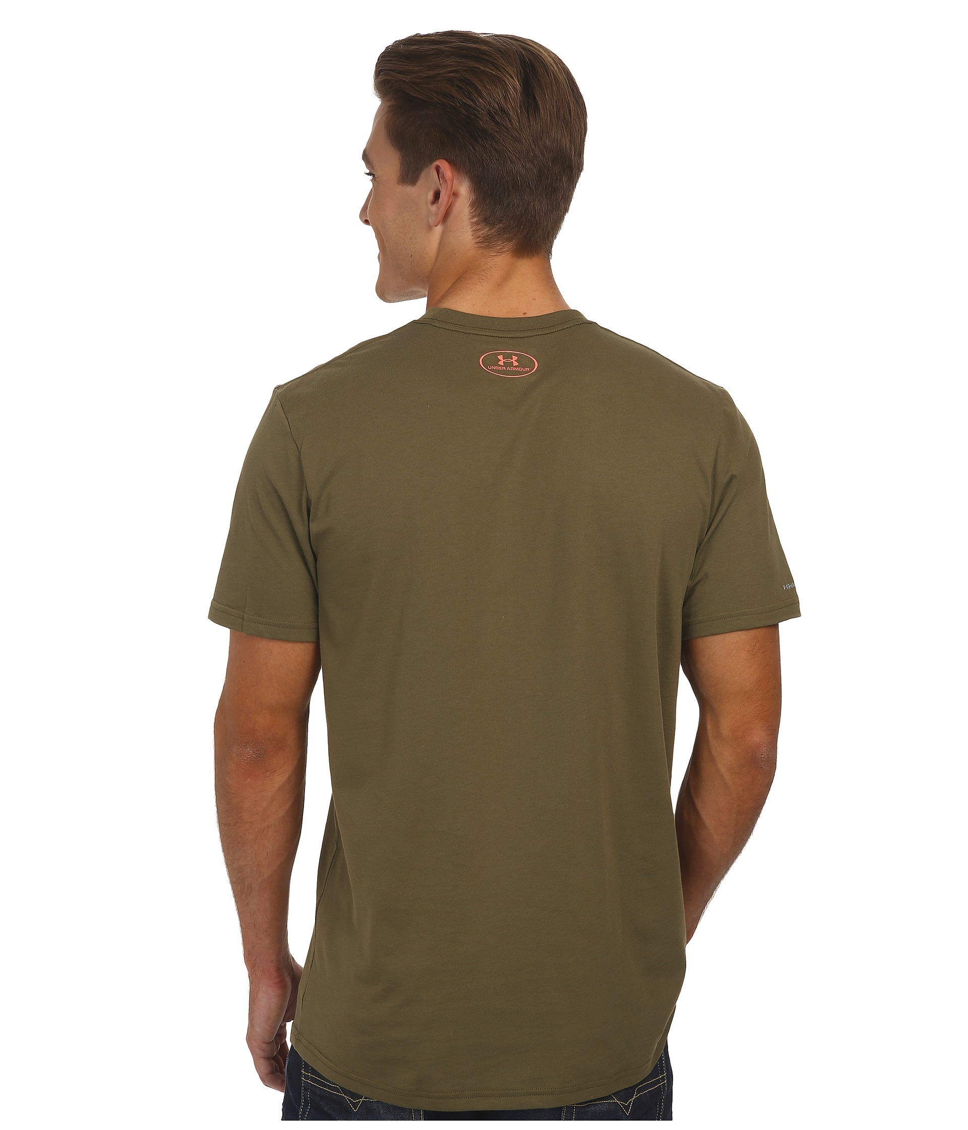 Under Armour Ua Hunt Antler Logo Tshirt in Natural for Men Lyst