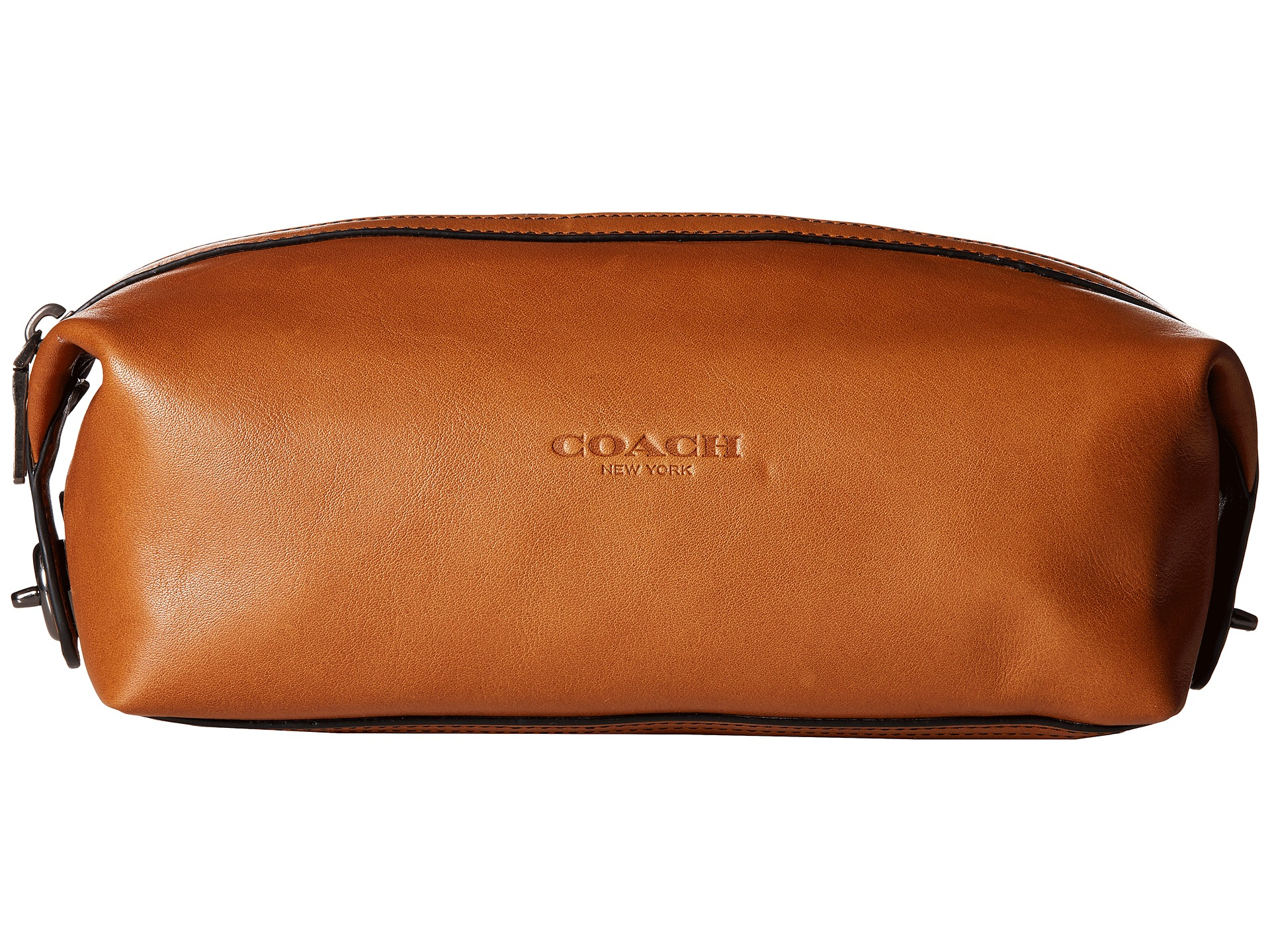 coach leather dopp kit