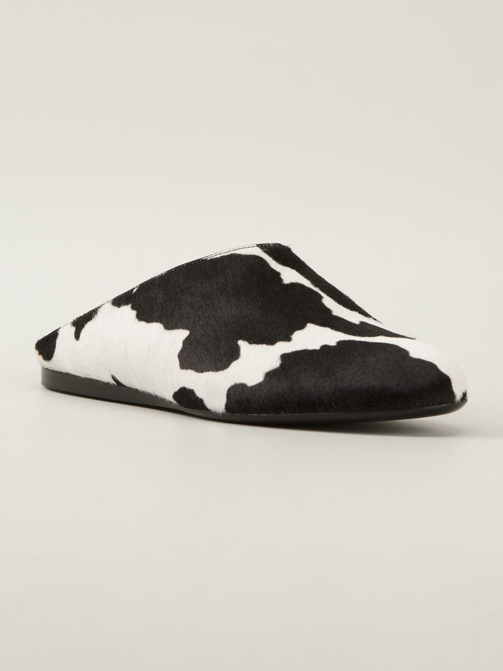 cow print slippers