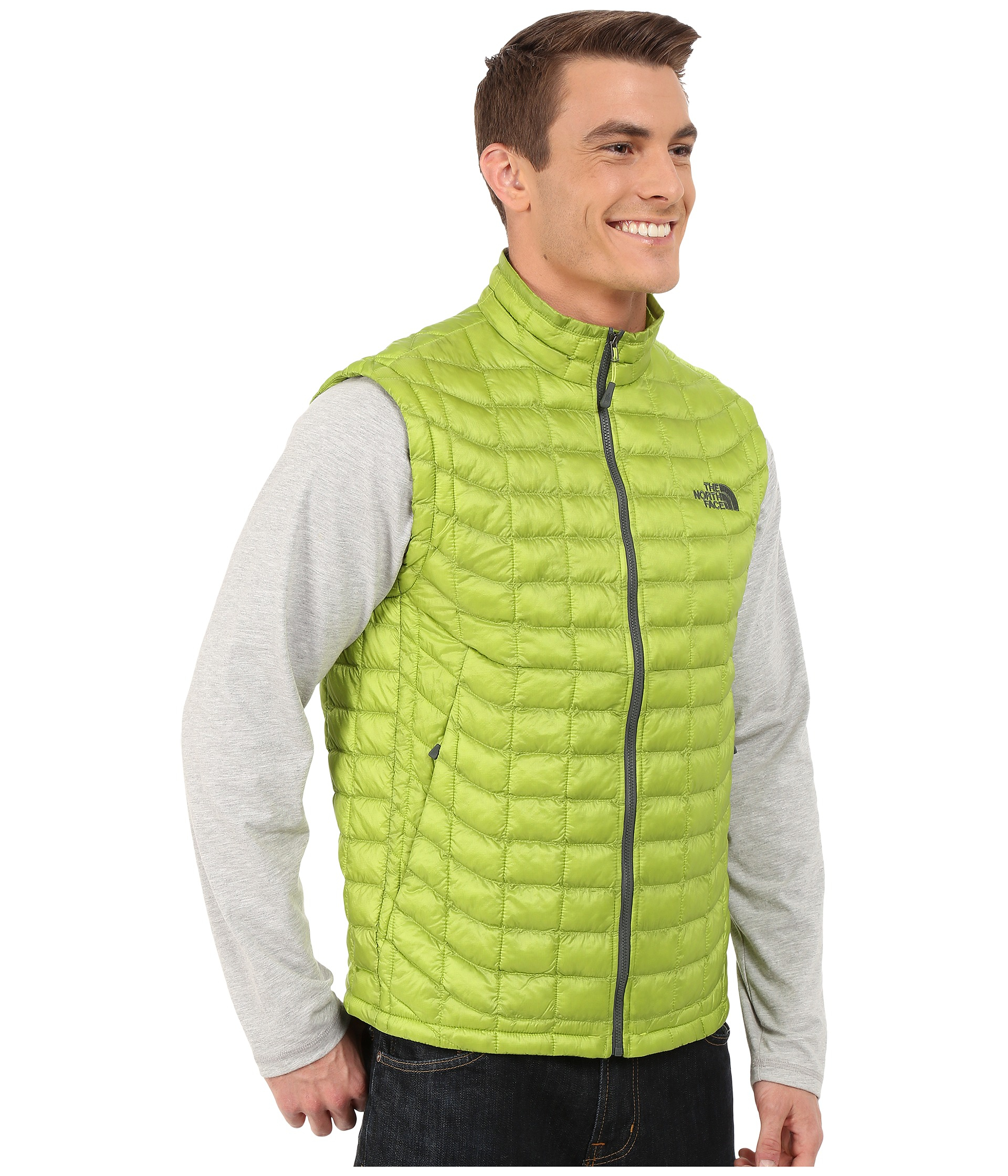 wash face alternative Men Vest Face North Green  for  in Thermoballâ¢ Lyst The