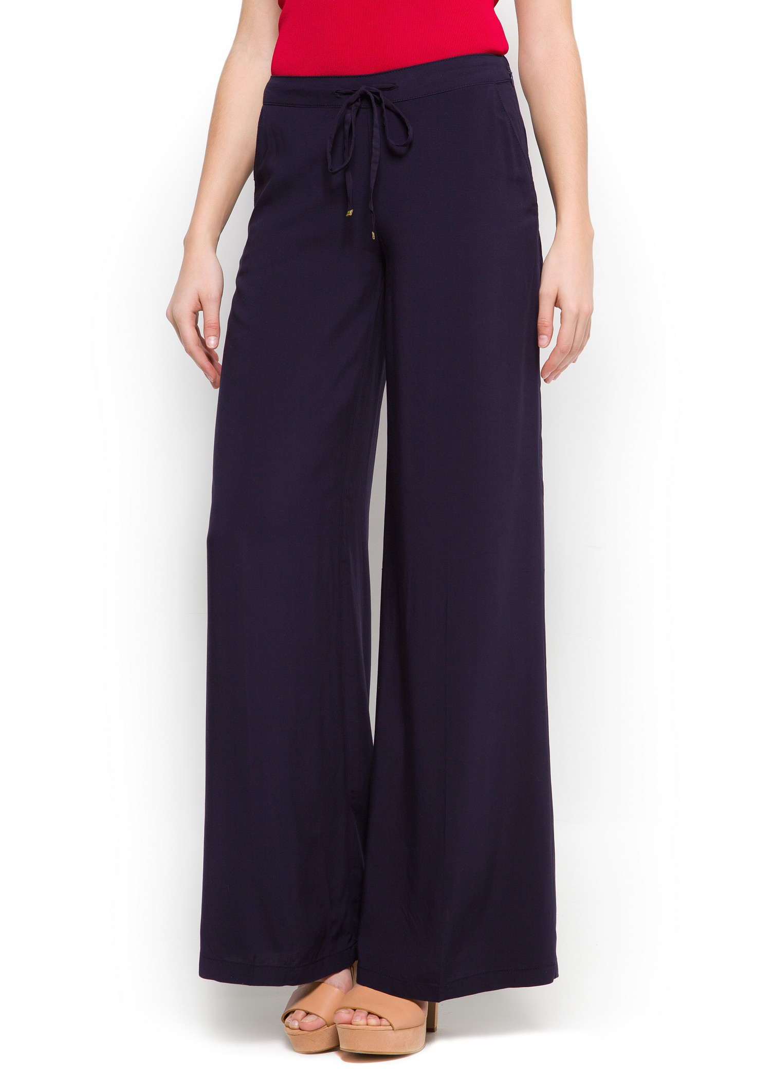 mango palazzo trousers