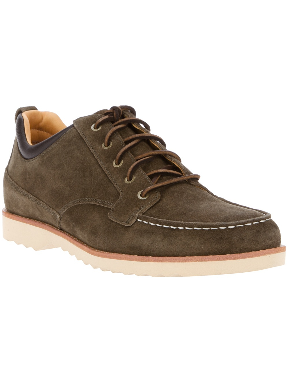 Timberland Abington Work Ox Suede Lace Up Shoe in Green for Men Lyst