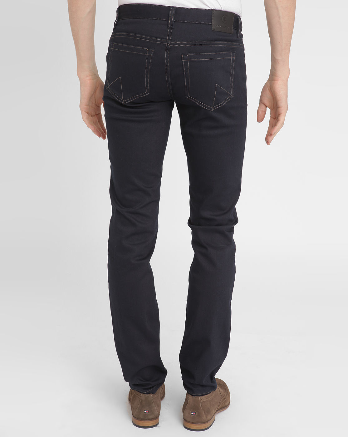 Celio club Navy Coated Jeans in Blue for Men (navy) | Lyst