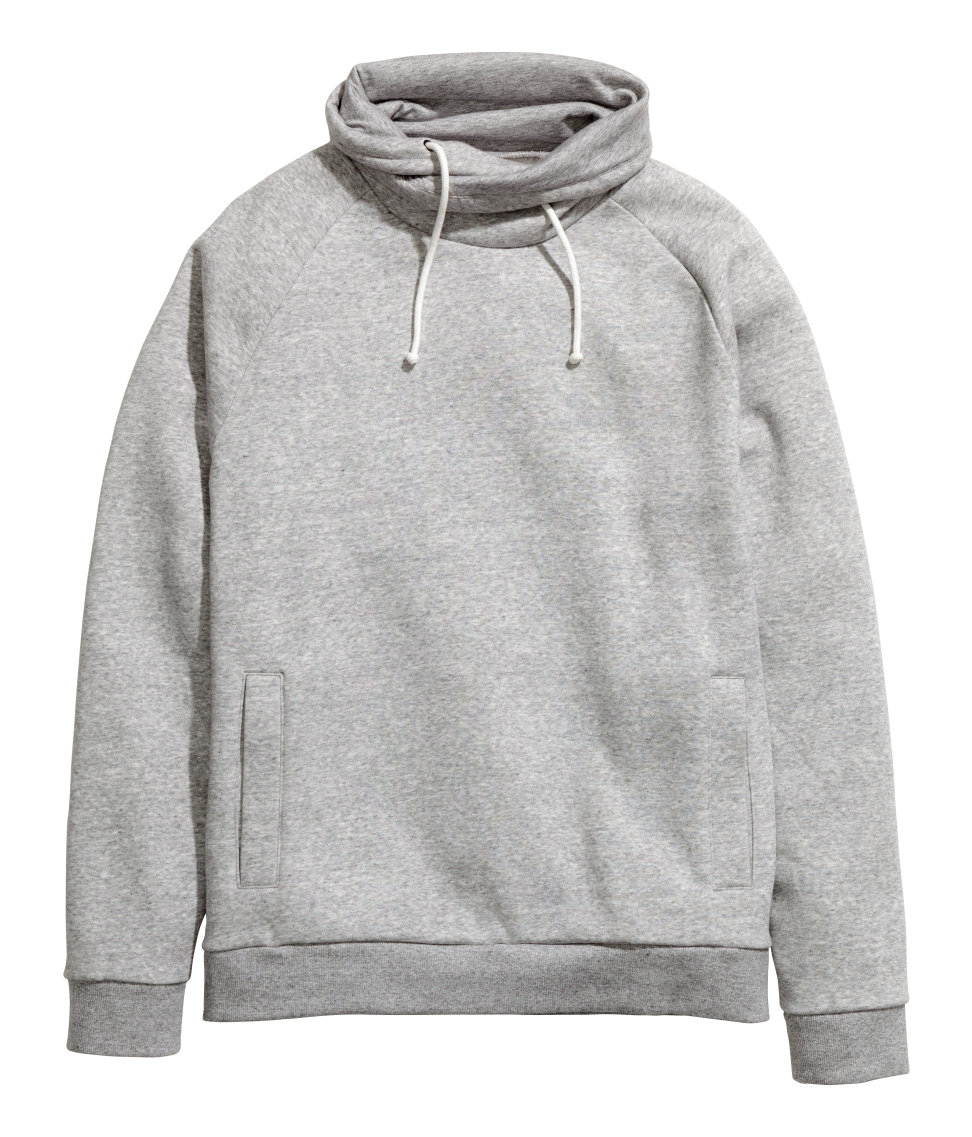 h&m funnel neck hoodie