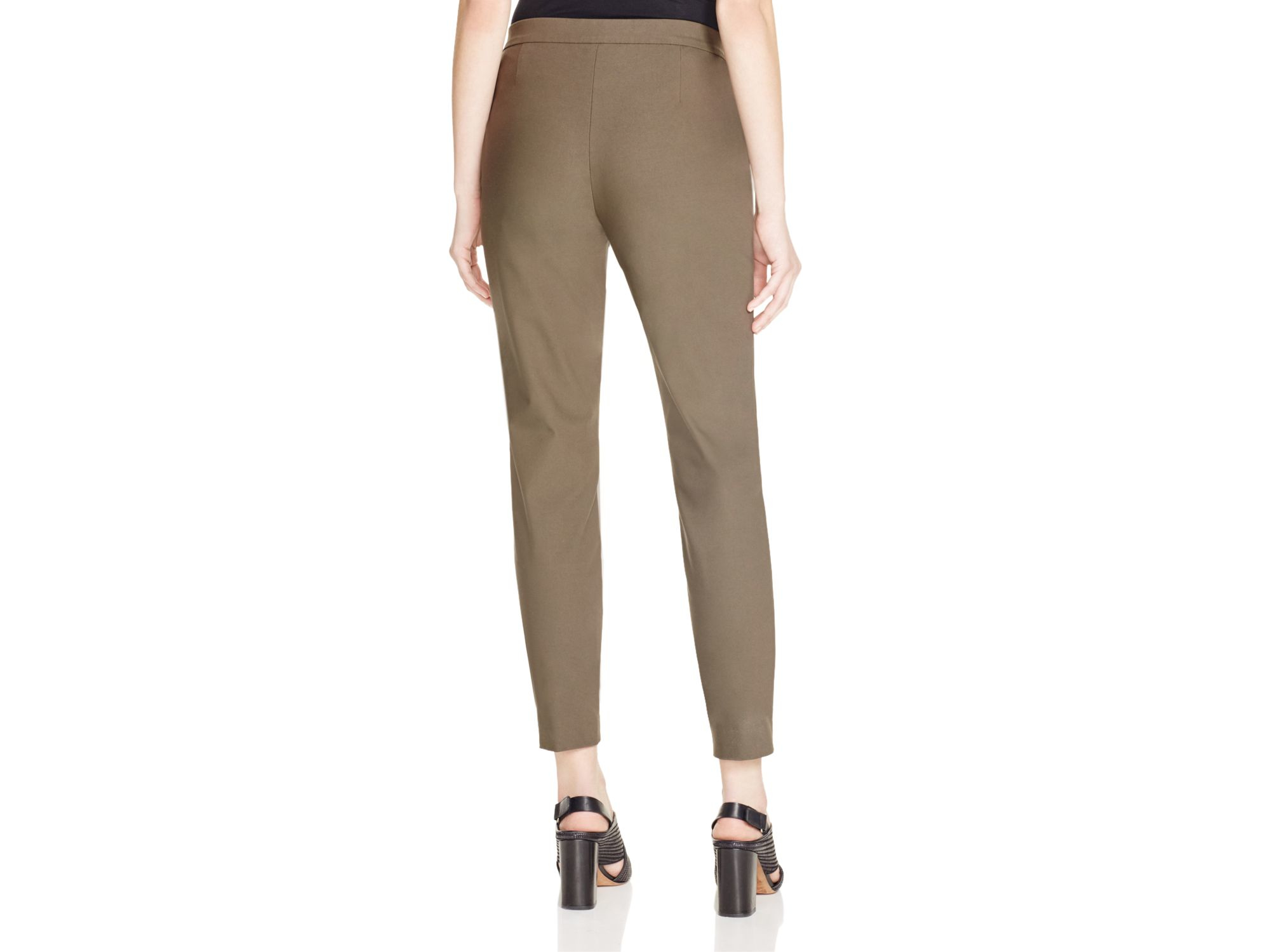 theory green pants