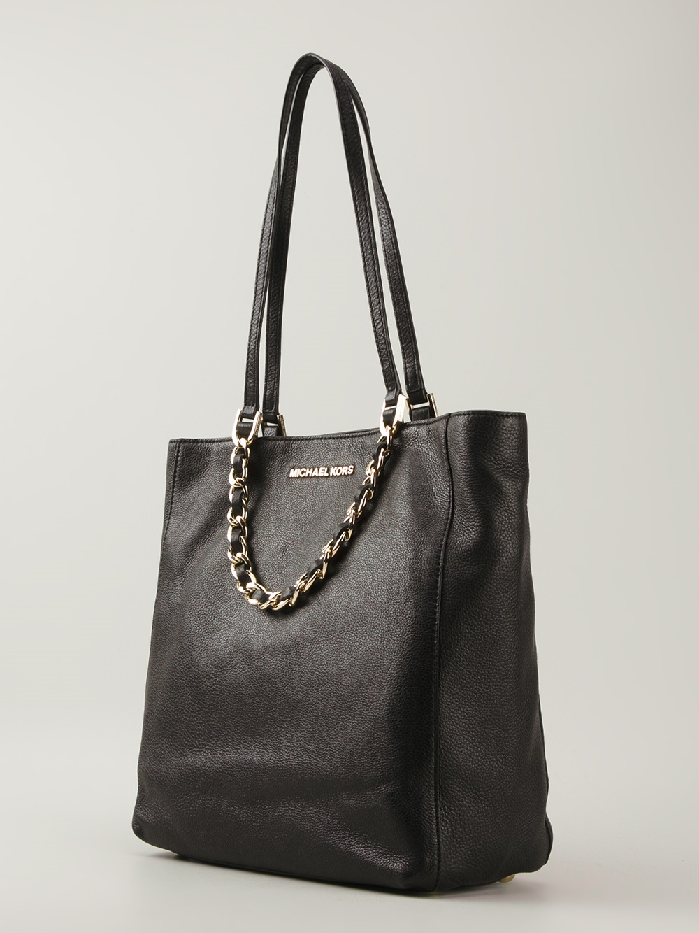 michael kors tote with chain strap