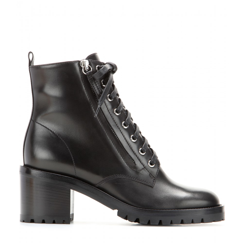 gianvito rossi leather ankle boots