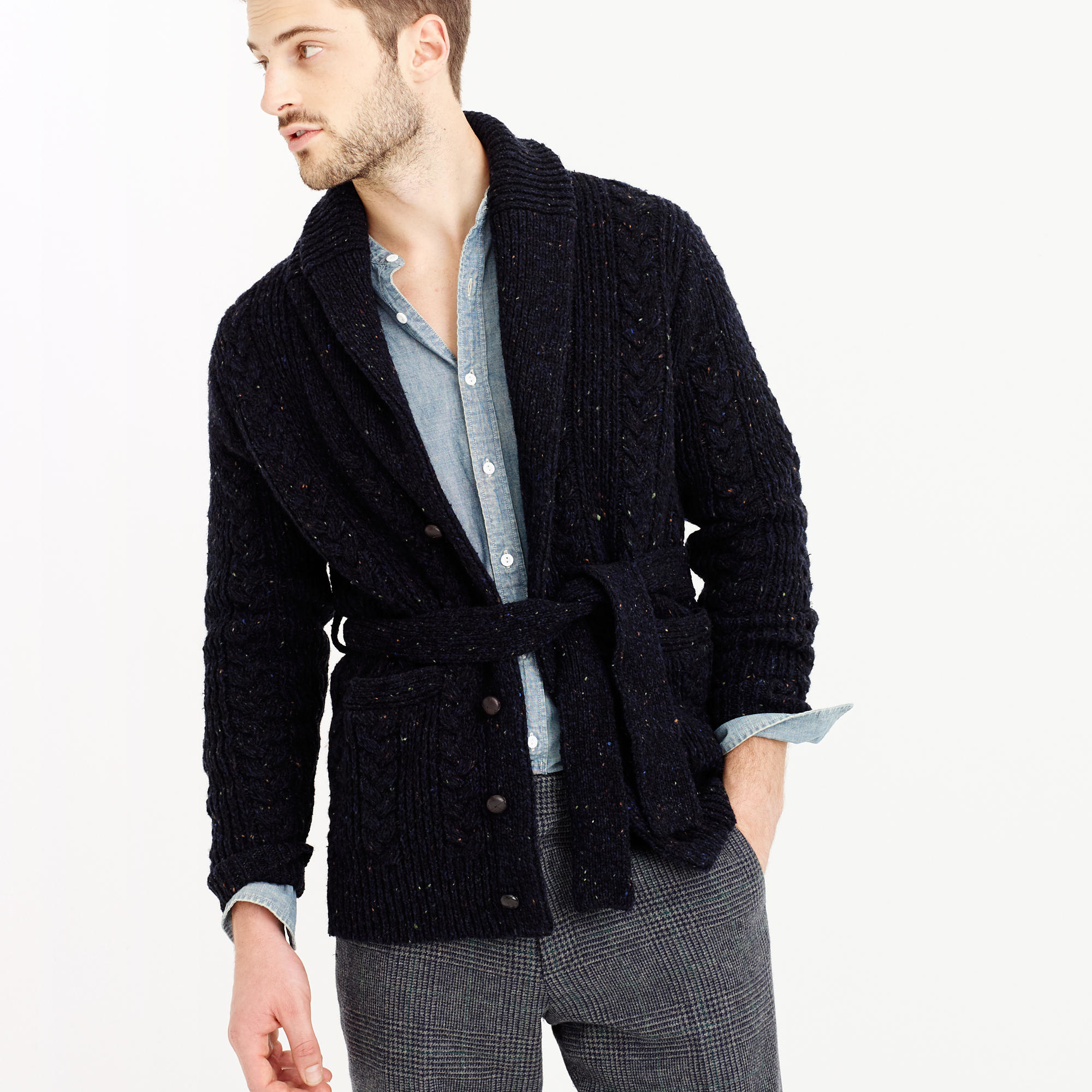 Mens Belted Cardigan Online Sale, UP TO 56% OFF