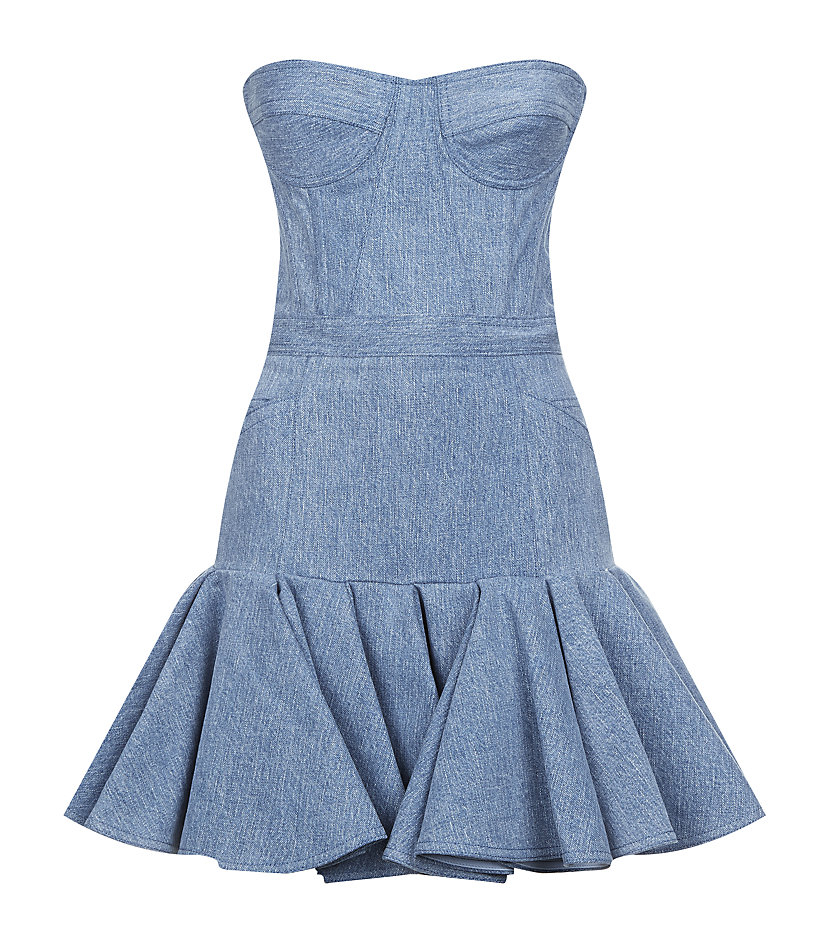 balmain jean dress