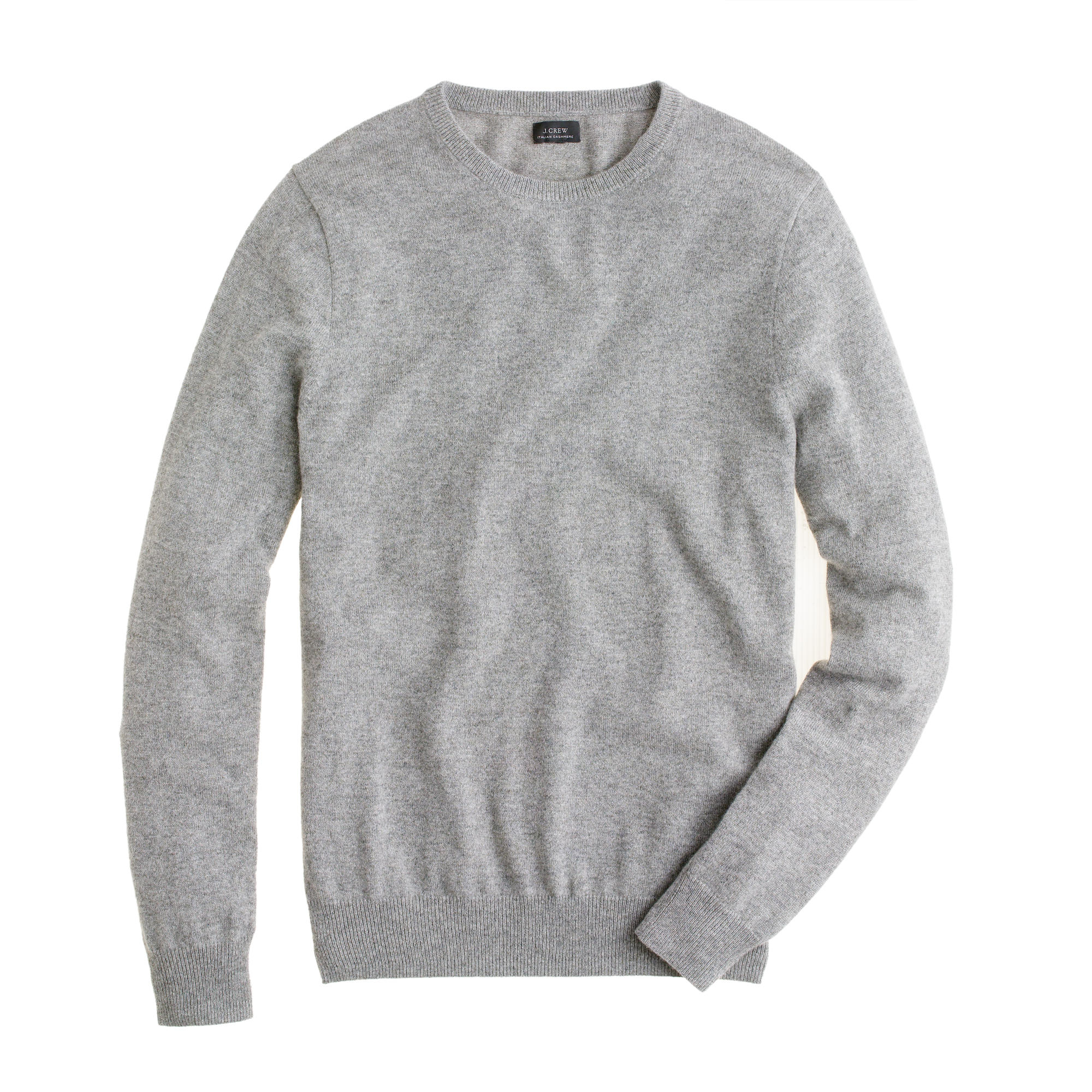 J.Crew Slim Italian Cashmere Crewneck Sweater in Gray for Men - Lyst
